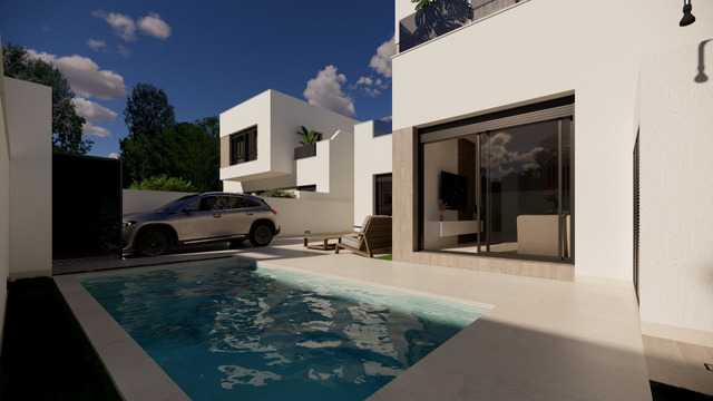 Modern New Build Villas in San Fulgencio with Private Pool