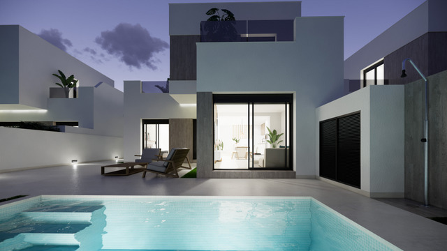 Modern New Build Villas in San Fulgencio with Private Pool