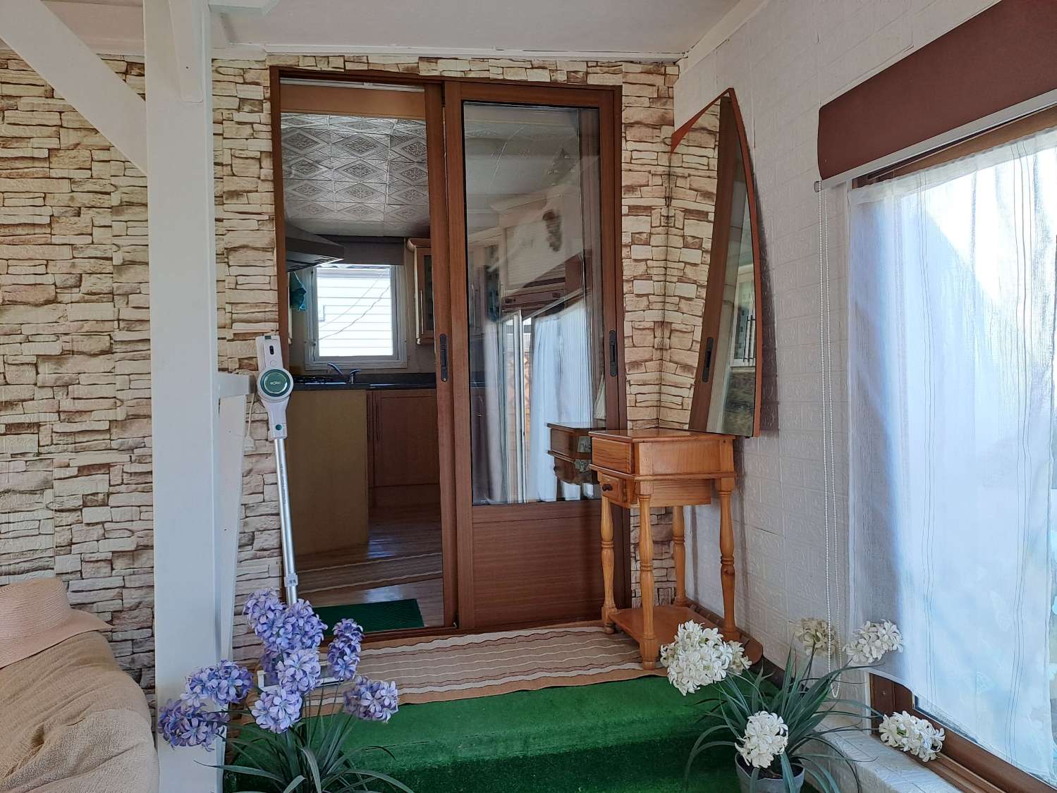 Unique BK Senator mobile home with extension and stoarge sheds