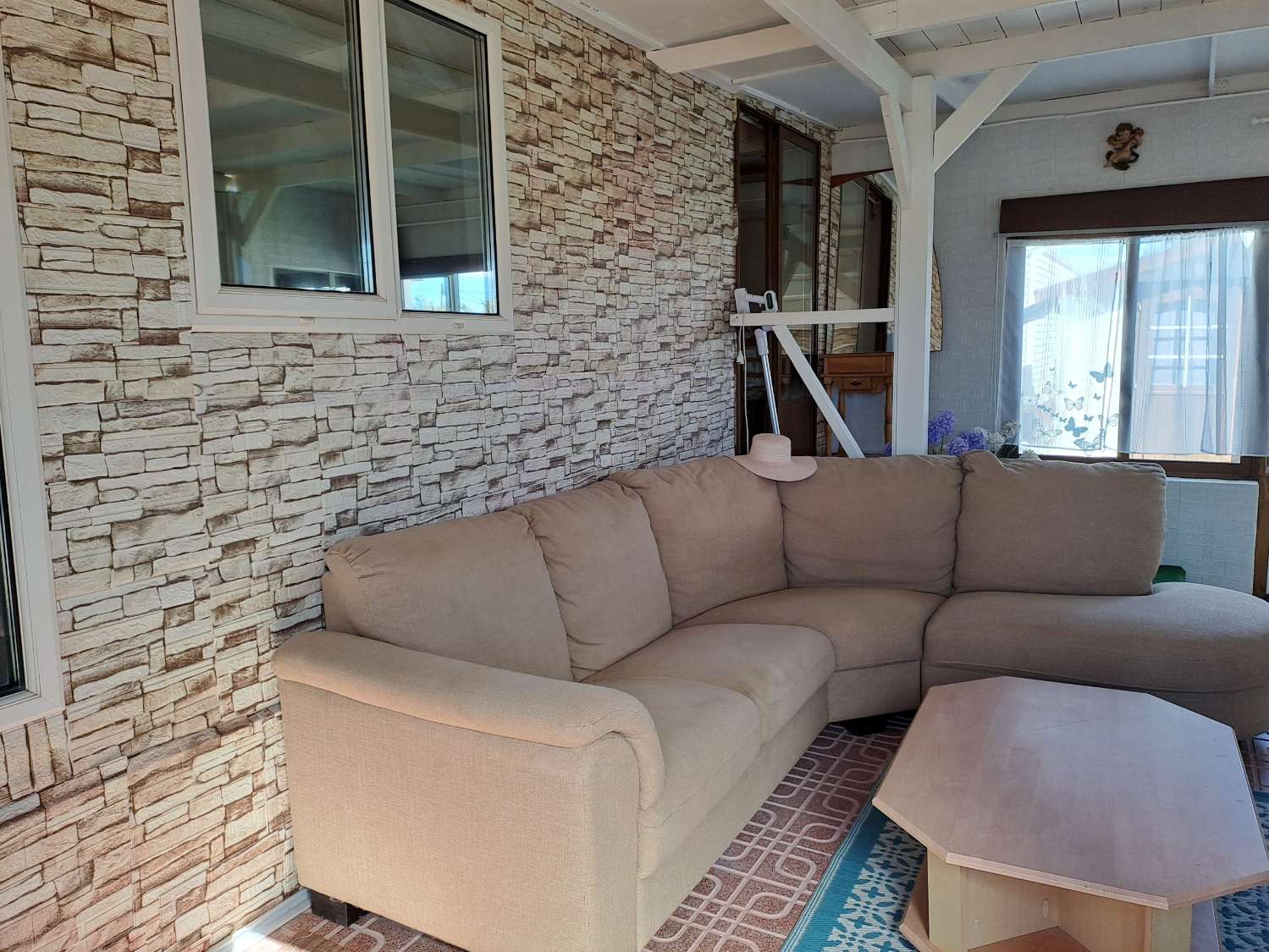 Unique BK Senator mobile home with extension and stoarge sheds