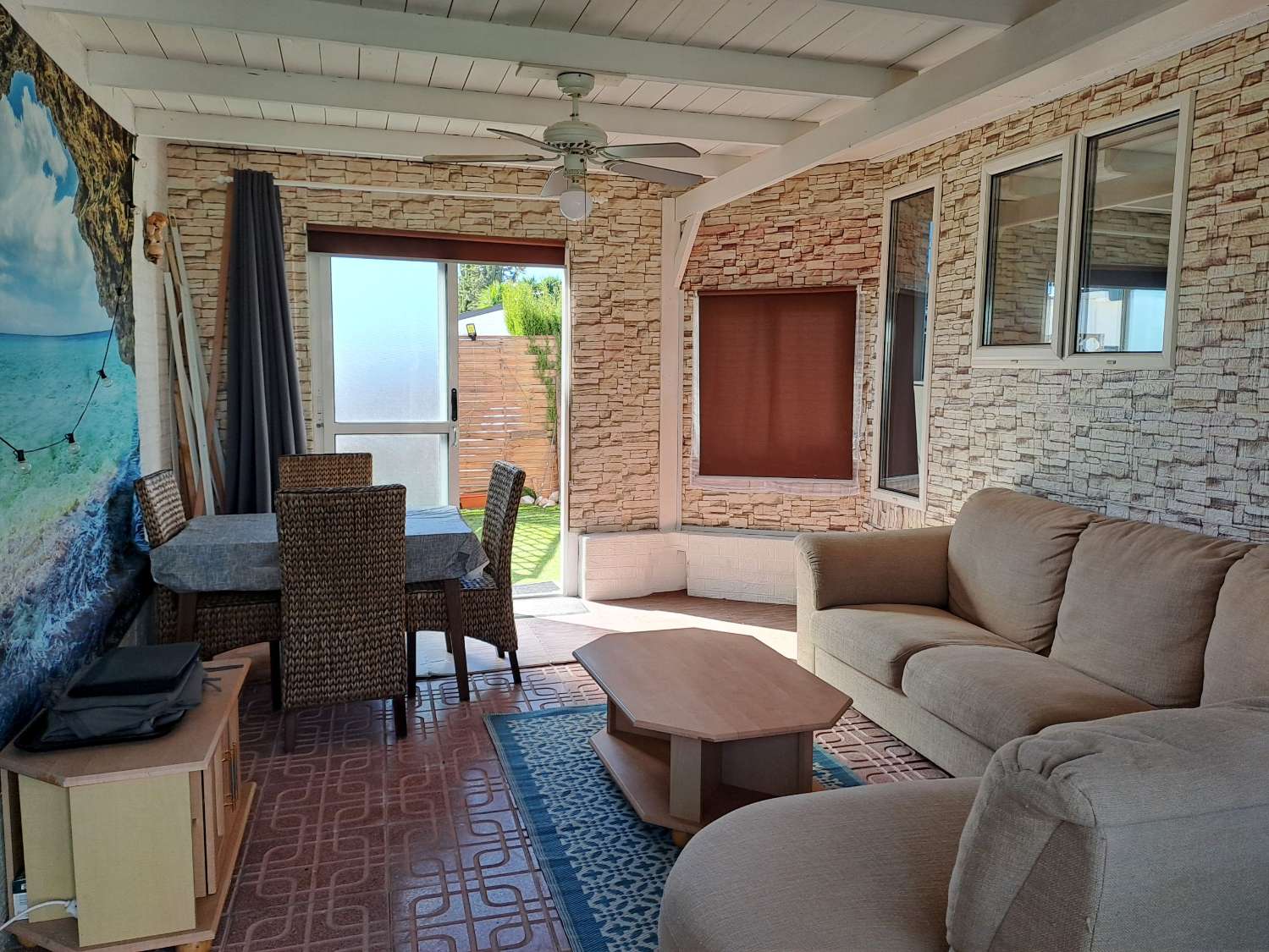 Unique BK Senator mobile home with extension and stoarge sheds