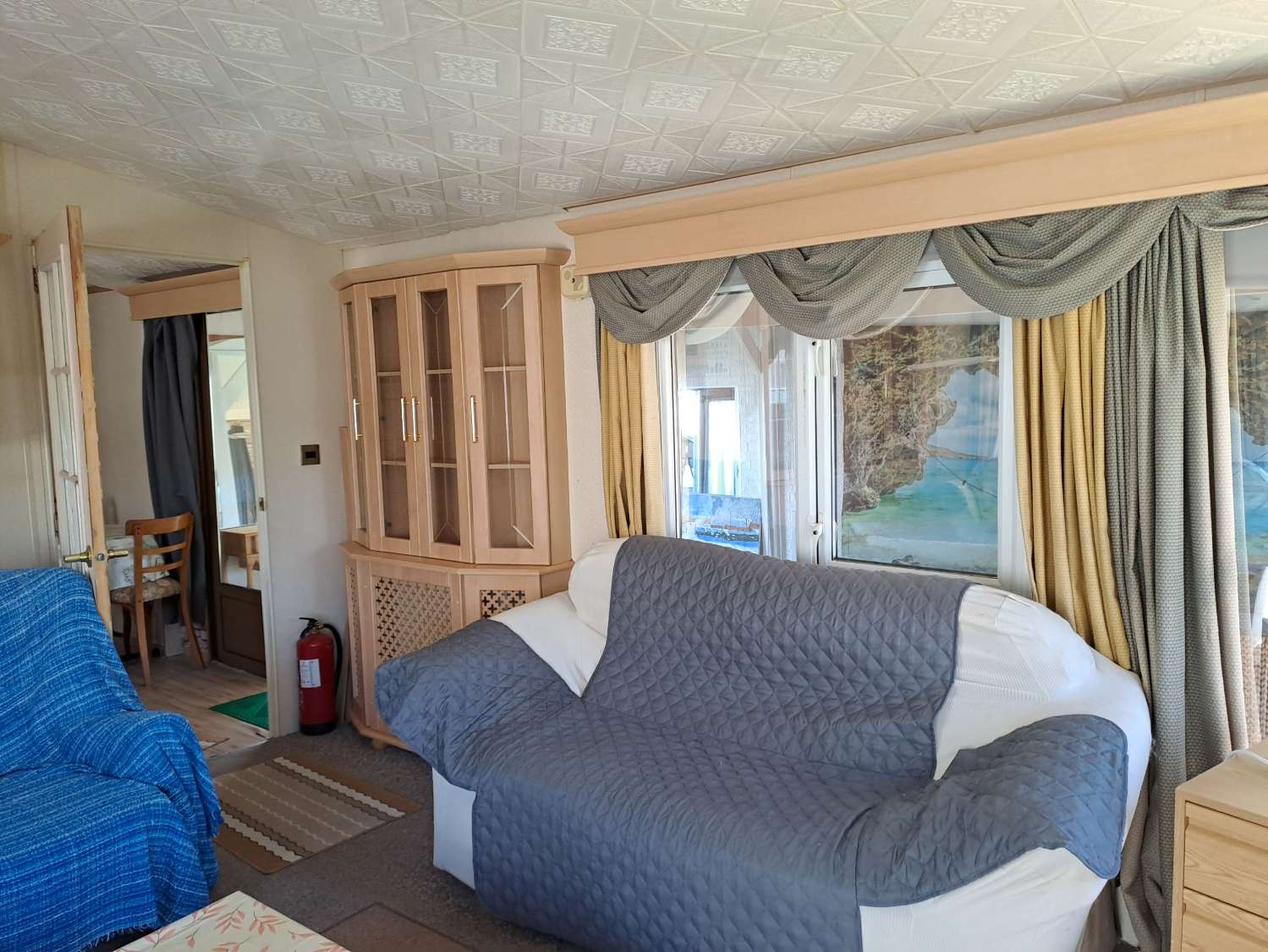 Unique BK Senator mobile home with extension and stoarge sheds