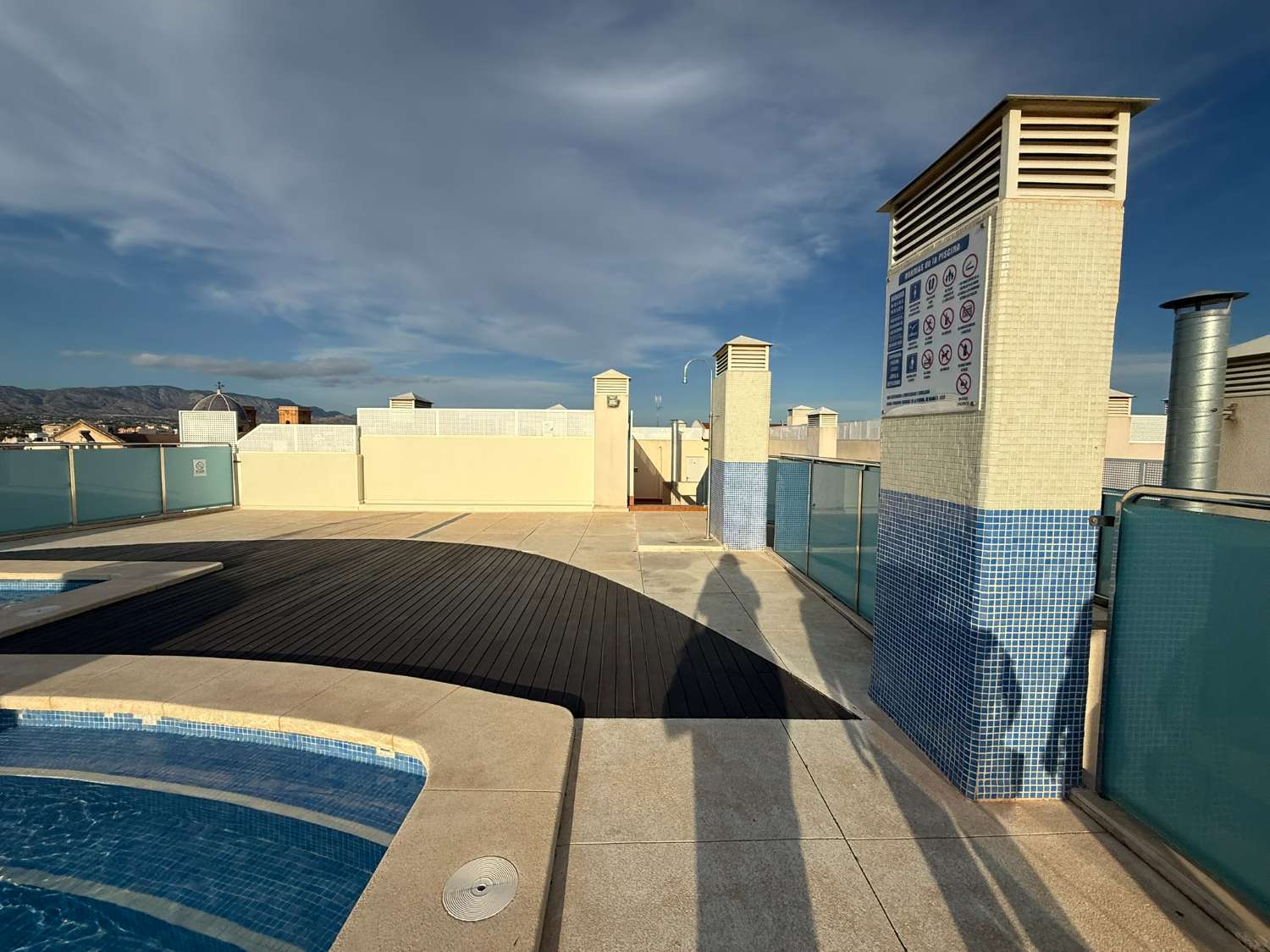 For Long Term Rent- Bright and Spacious Two-Bedroom Apartment with Rooftop Pool + Jacuzzi in Albatera