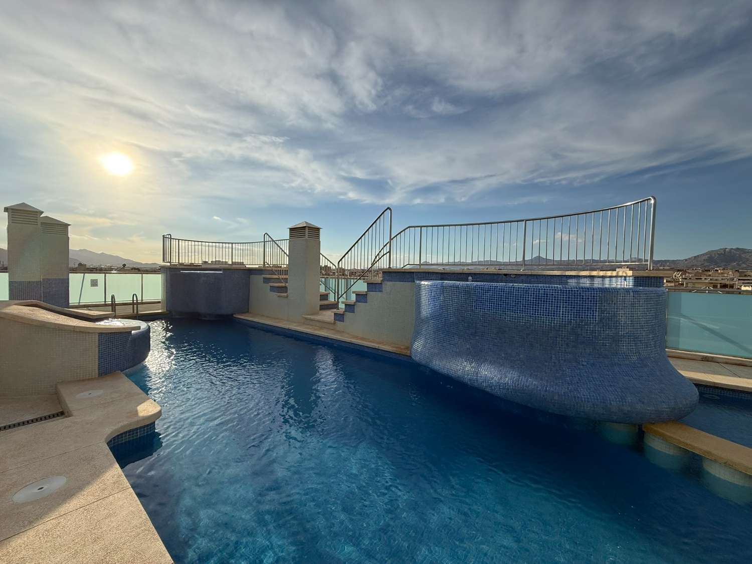 For Long Term Rent- Bright and Spacious Two-Bedroom Apartment with Rooftop Pool + Jacuzzi in Albatera