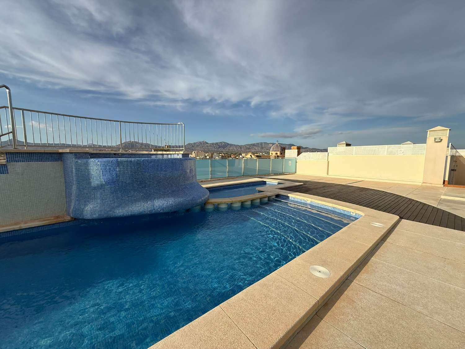 For Long Term Rent- Bright and Spacious Two-Bedroom Apartment with Rooftop Pool + Jacuzzi in Albatera