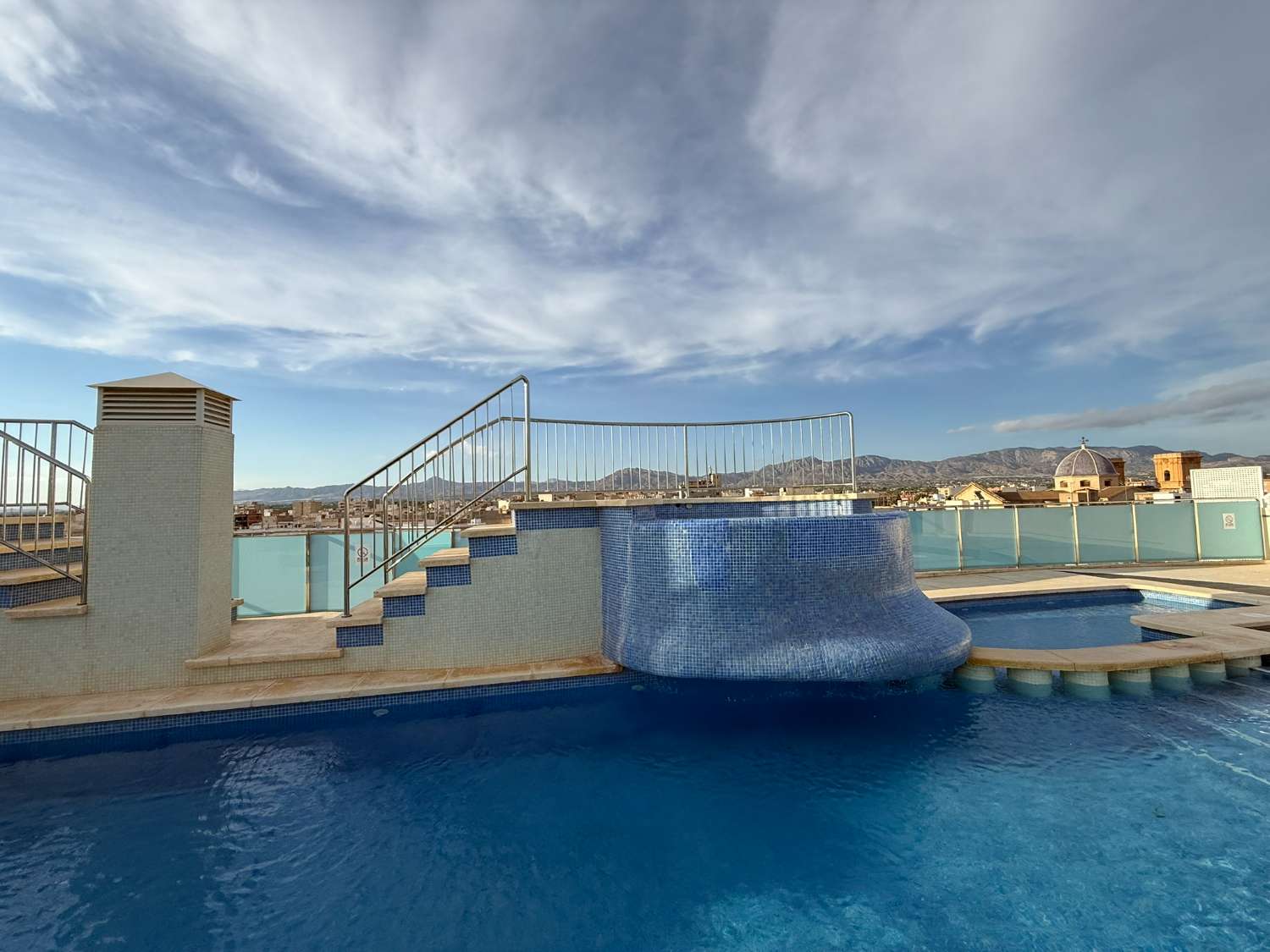 For Long Term Rent- Bright and Spacious Two-Bedroom Apartment with Rooftop Pool + Jacuzzi in Albatera