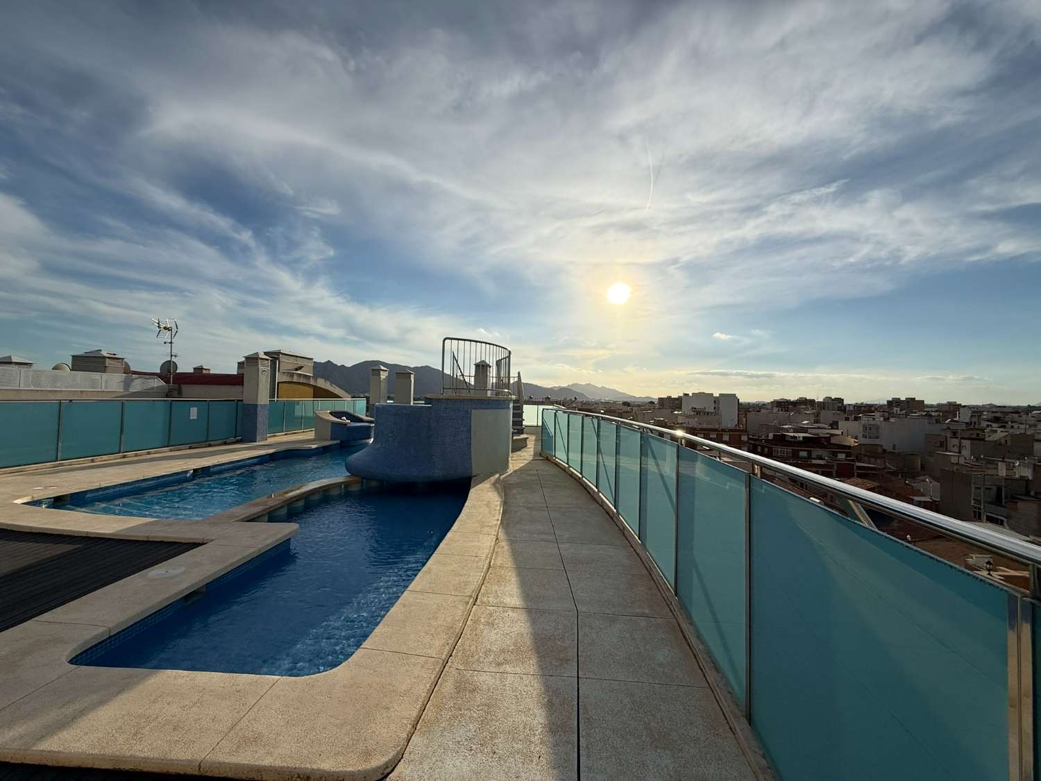 For Long Term Rent- Bright and Spacious Two-Bedroom Apartment with Rooftop Pool + Jacuzzi in Albatera