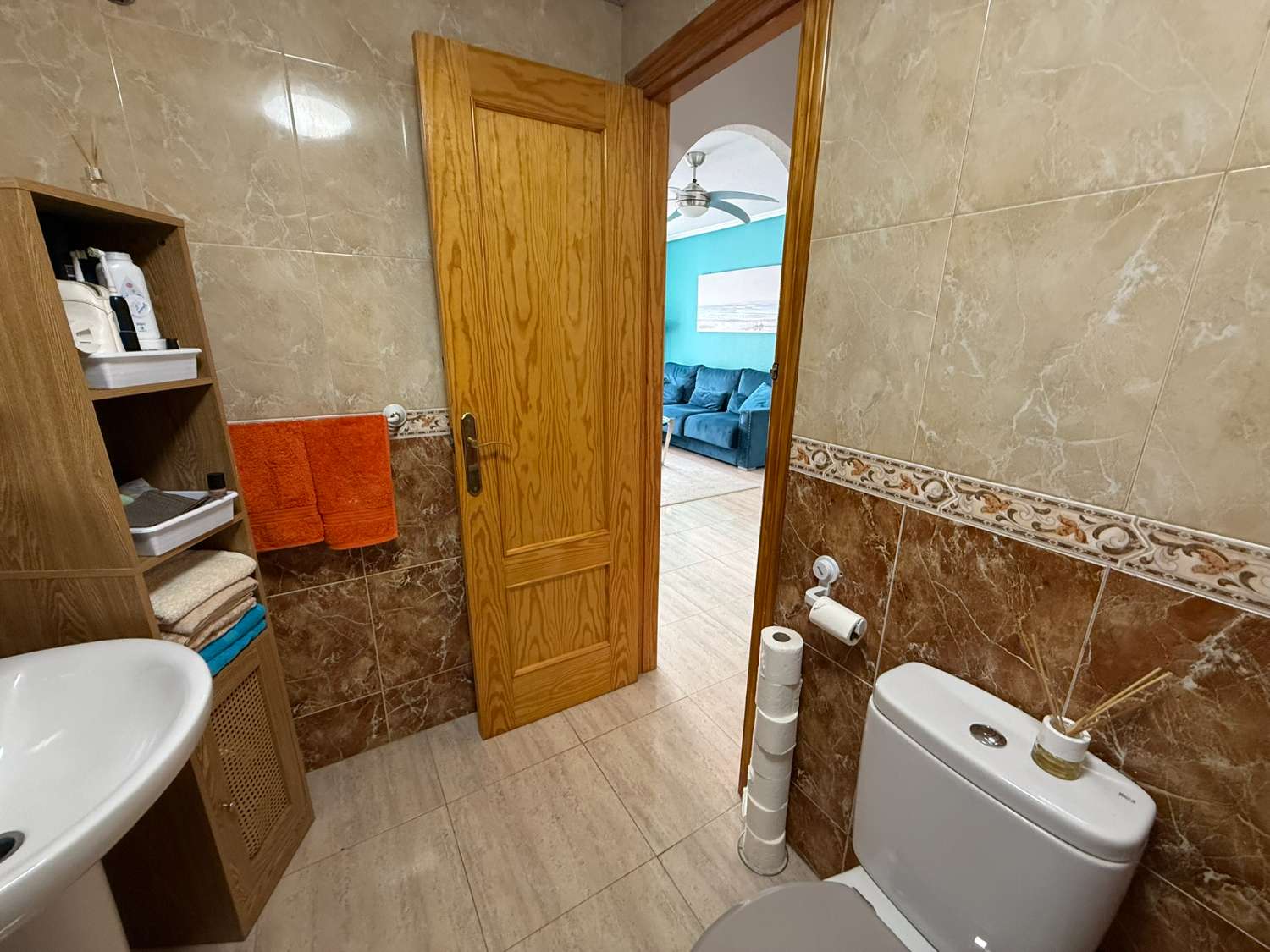 Beautiful First Floor Apartment With Spacious Private Solarium and Communal Pool in the Heart of Catral