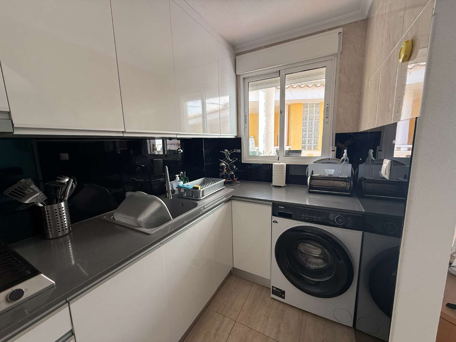 Beautiful First Floor Apartment With Spacious Private Solarium and Communal Pool in the Heart of Catral