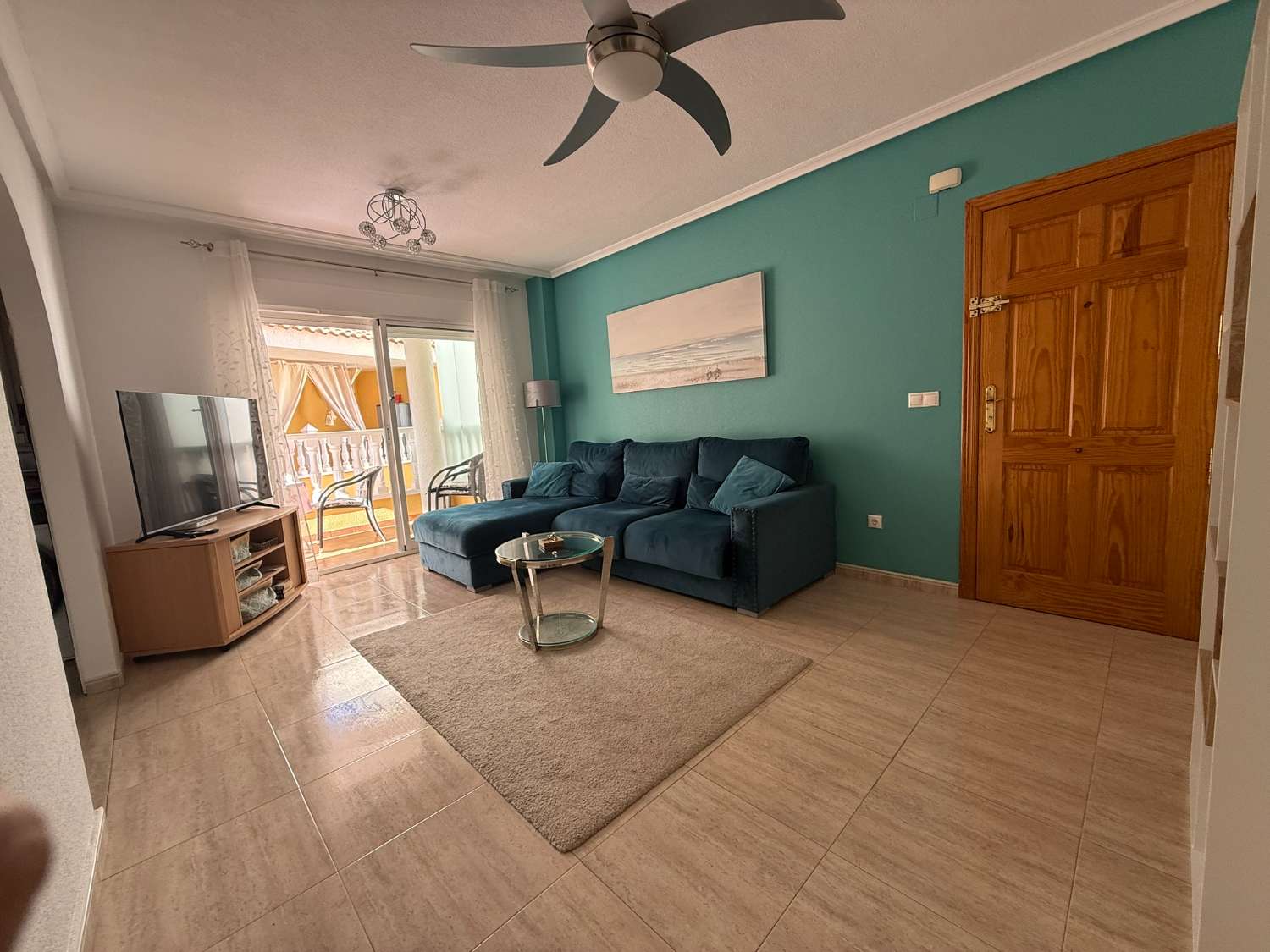 Beautiful First Floor Apartment With Spacious Private Solarium and Communal Pool in the Heart of Catral