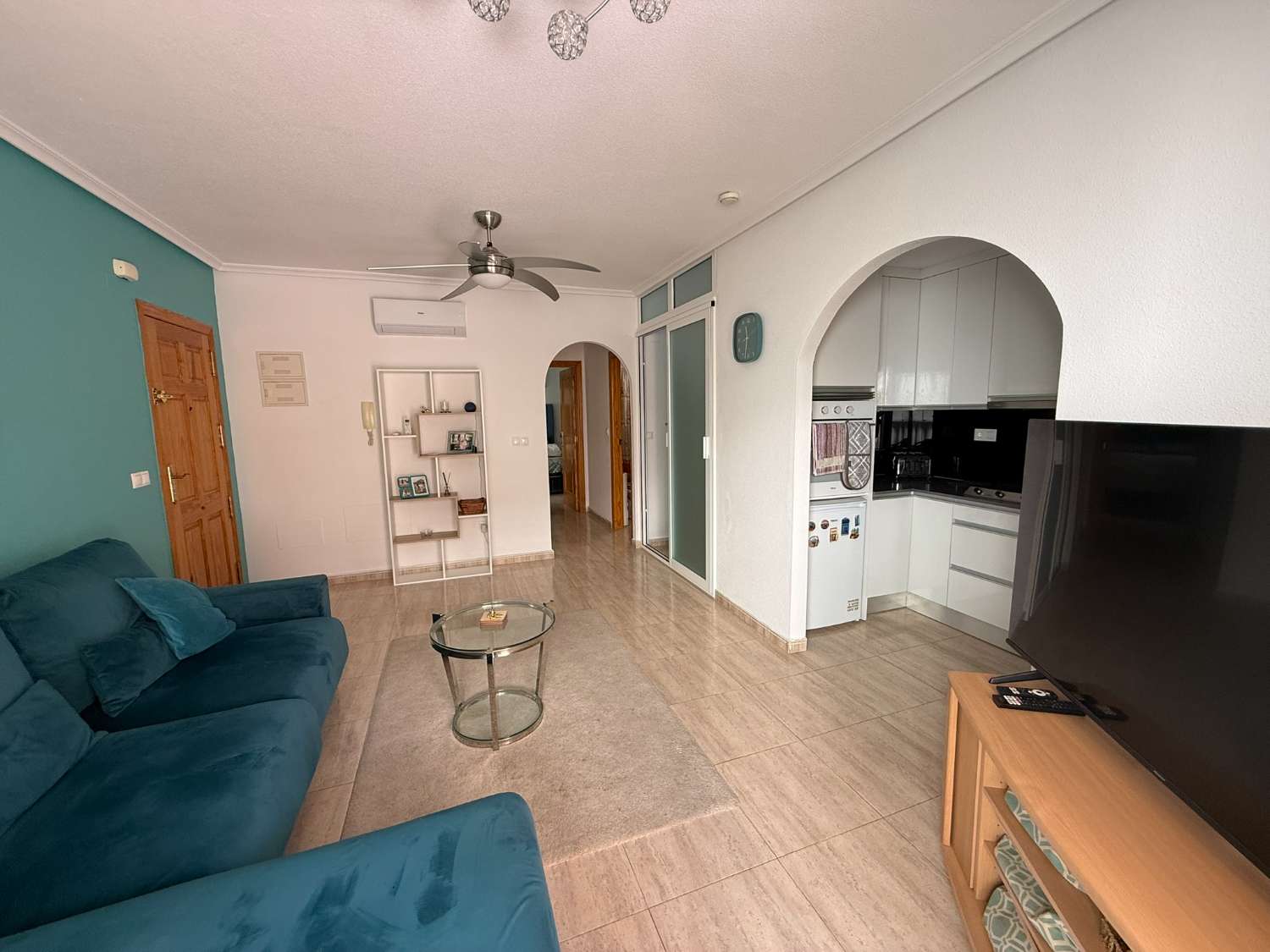 Beautiful First Floor Apartment With Spacious Private Solarium and Communal Pool in the Heart of Catral