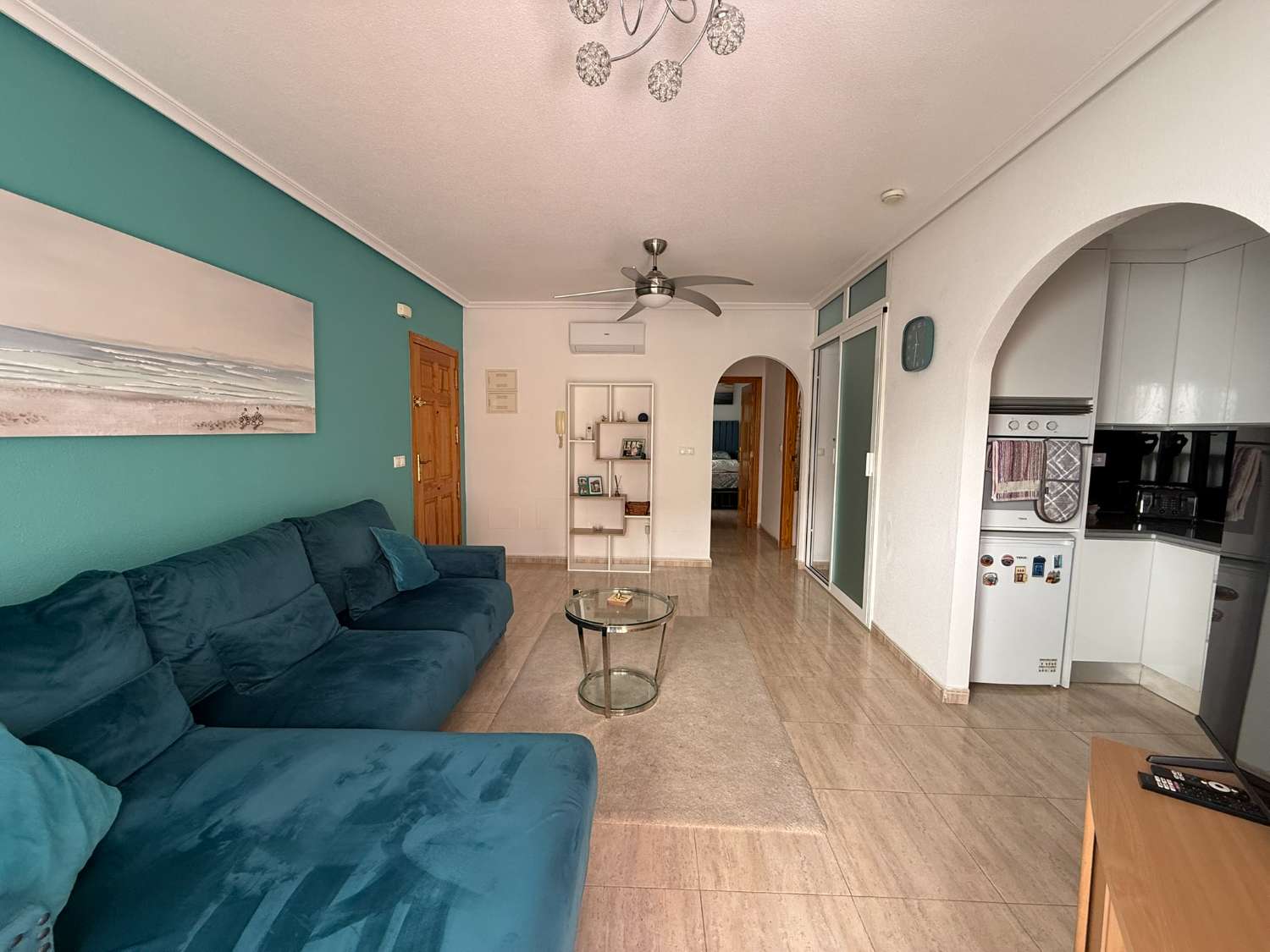 Beautiful First Floor Apartment With Spacious Private Solarium and Communal Pool in the Heart of Catral