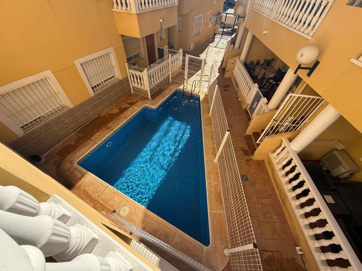 Beautiful First Floor Apartment With Spacious Private Solarium and Communal Pool in the Heart of Catral