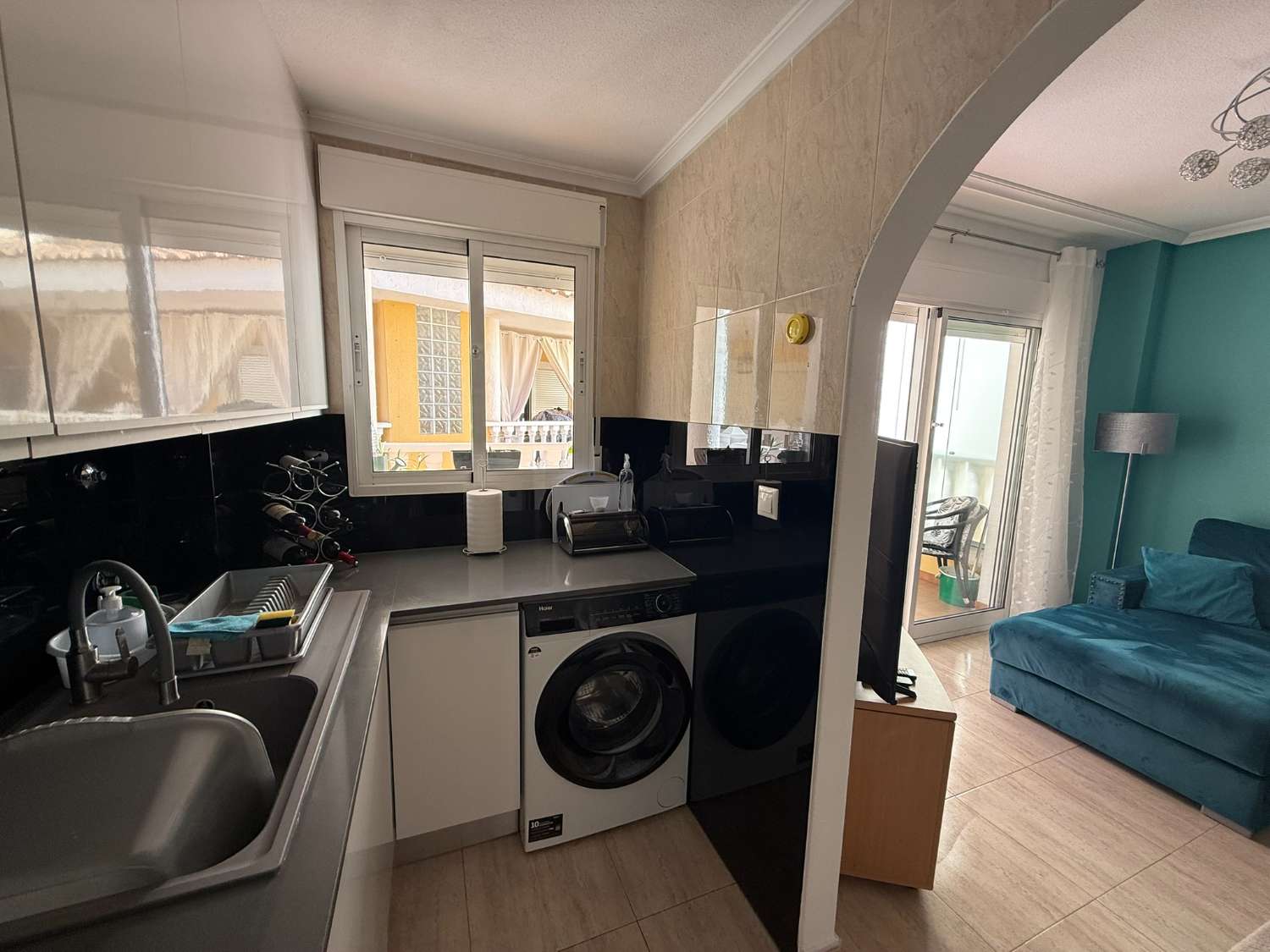 Beautiful First Floor Apartment With Spacious Private Solarium and Communal Pool in the Heart of Catral