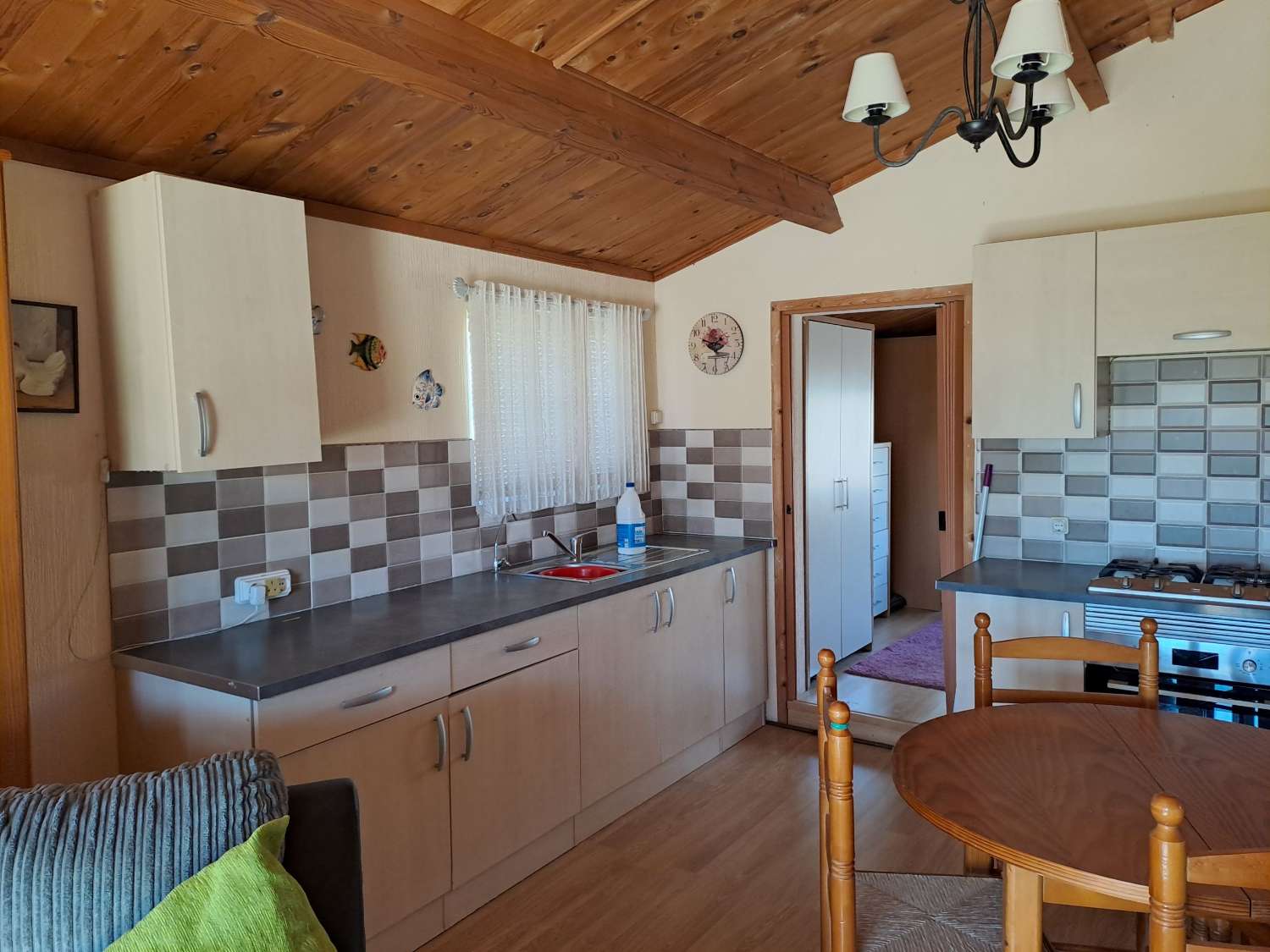 Spacious 1 Bedroom Wooden Cabin with Large Plot & Dip Pool