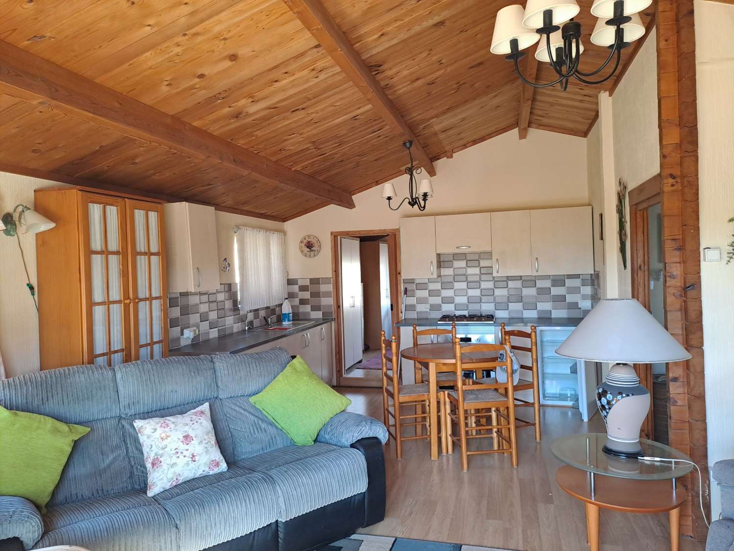 Spacious 1 Bedroom Wooden Cabin with Large Plot & Dip Pool