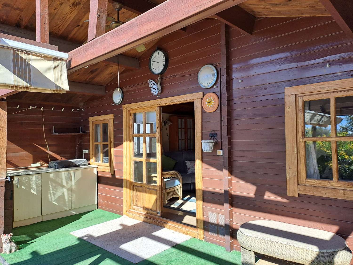 Spacious 1 Bedroom Wooden Cabin with Large Plot & Dip Pool