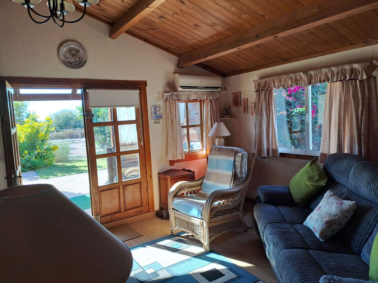 Spacious 1 Bedroom Wooden Cabin with Large Plot & Dip Pool
