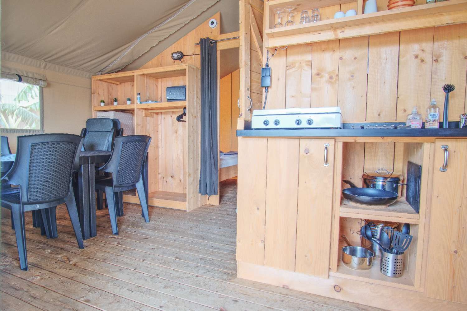 Established and Income-Generating Eco-Campsite with Safari Lodges, Motorhome Pitches and Private Modern Villa with Pool