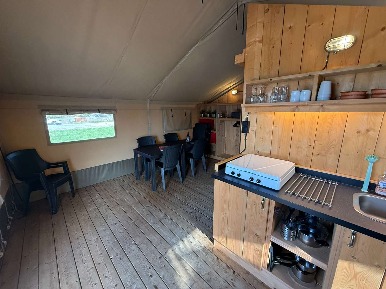 Established and Income-Generating Eco-Campsite with Safari Lodges, Motorhome Pitches and Private Modern Villa with Pool