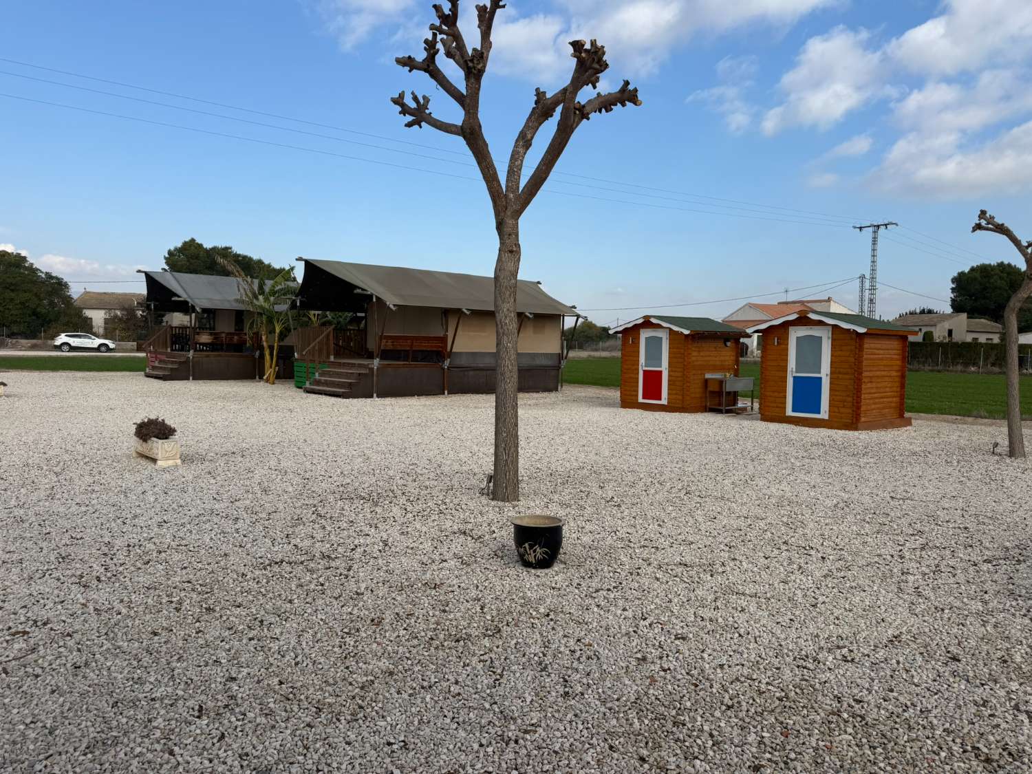 Established and Income-Generating Eco-Campsite with Safari Lodges, Motorhome Pitches and Private Modern Villa with Pool