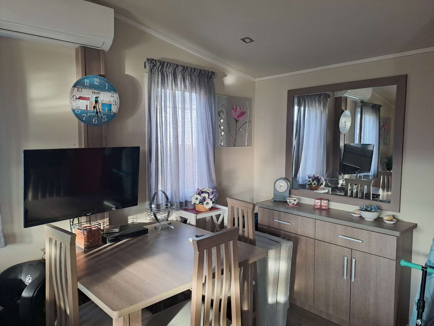 Ein voll zugängliches Eurocasa Park Home im Ferienresort.