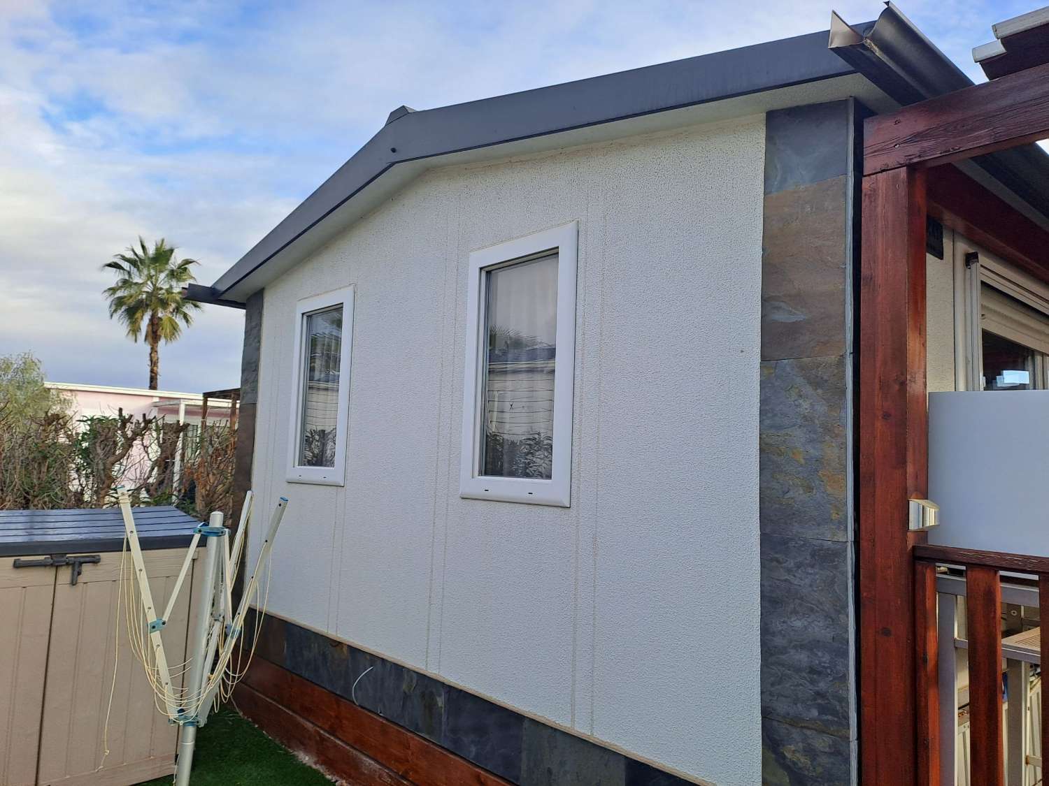 Ein voll zugängliches Eurocasa Park Home im Ferienresort.