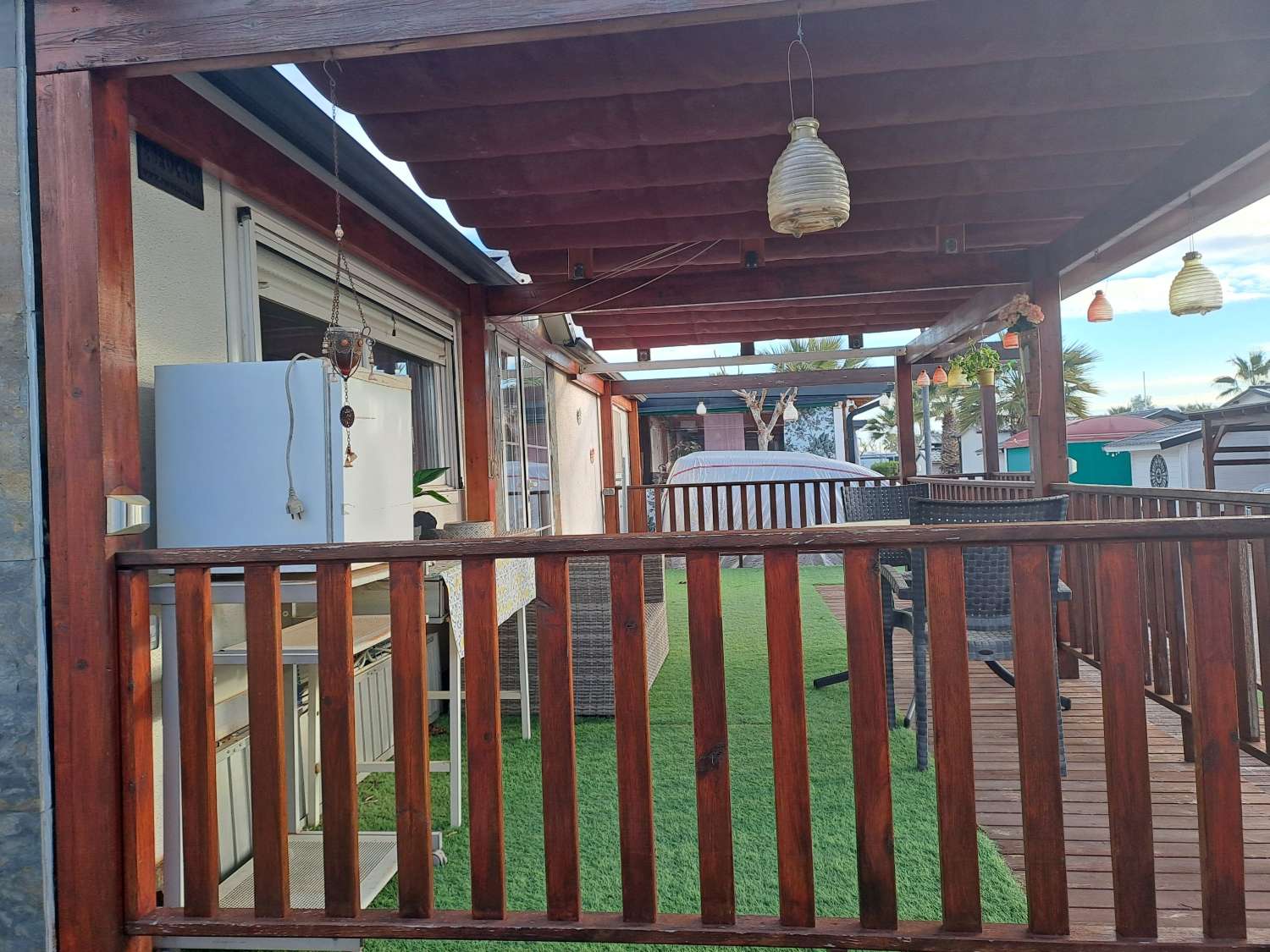 Ein voll zugängliches Eurocasa Park Home im Ferienresort.