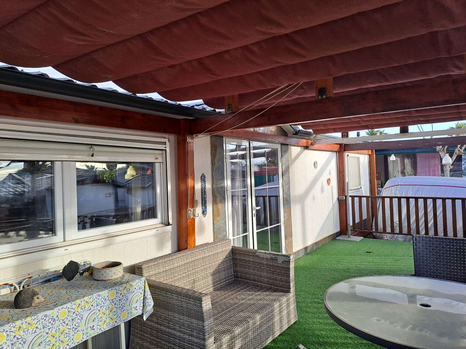 Ein voll zugängliches Eurocasa Park Home im Ferienresort.