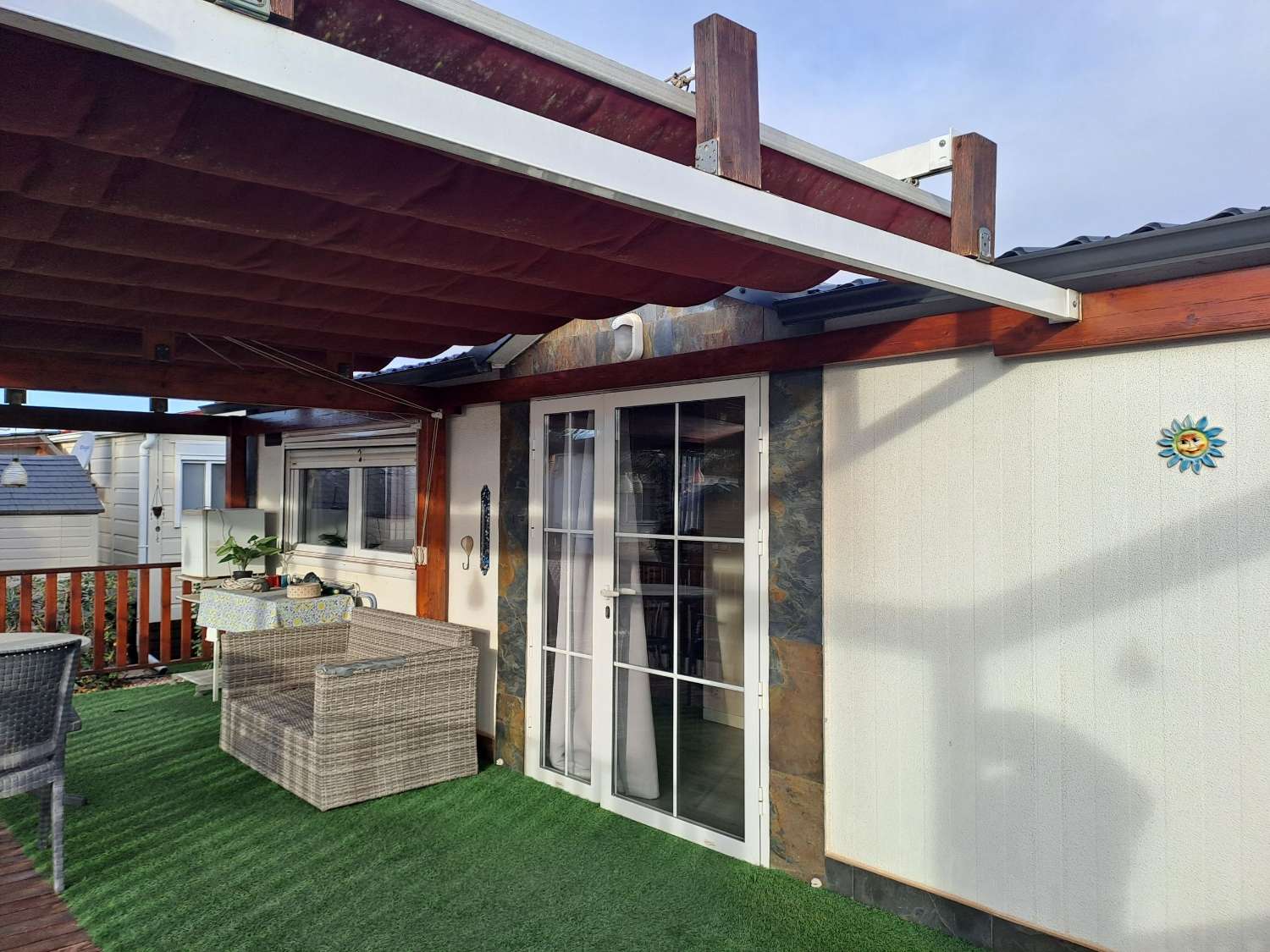 Ein voll zugängliches Eurocasa Park Home im Ferienresort.