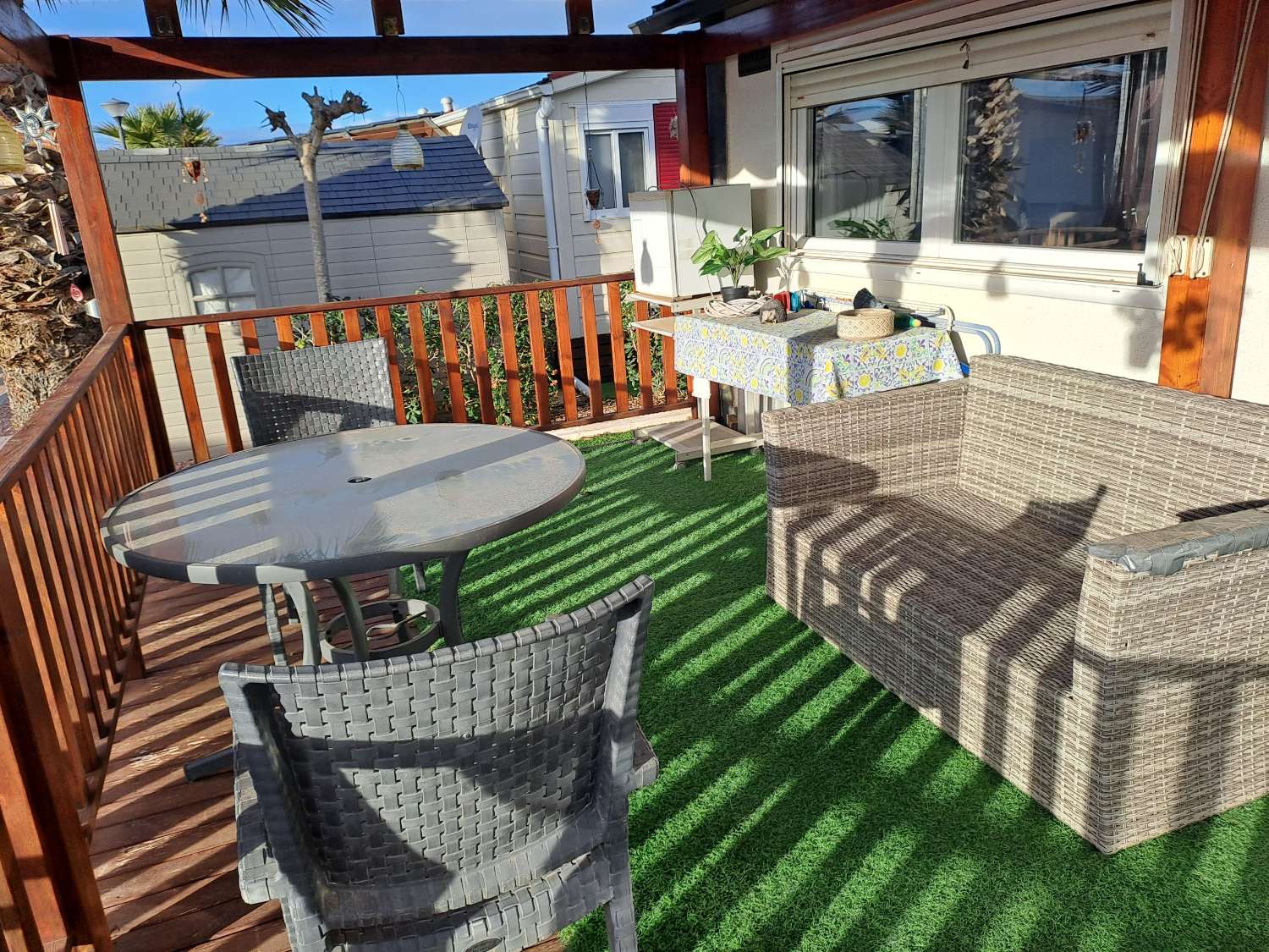 Ein voll zugängliches Eurocasa Park Home im Ferienresort.