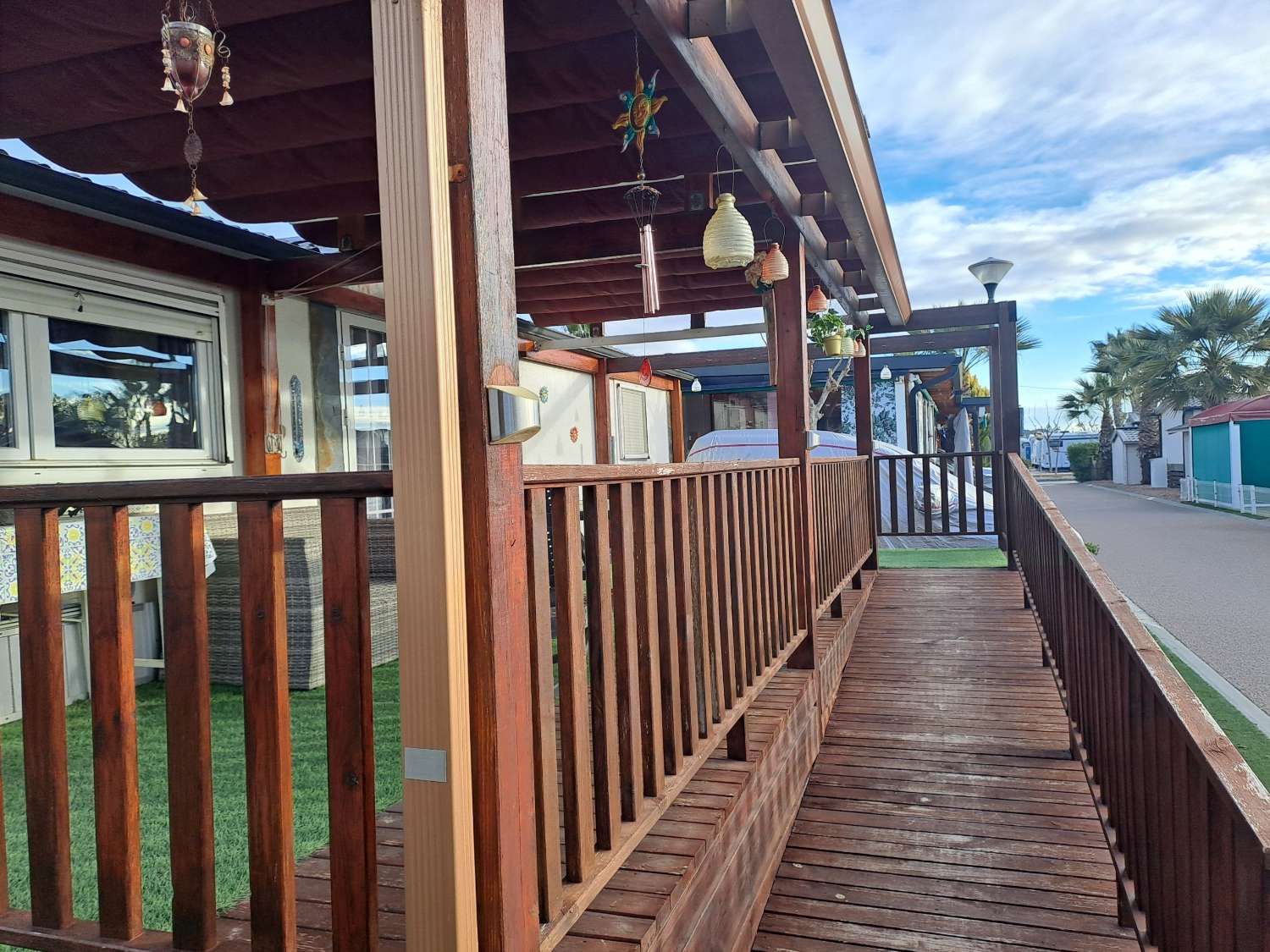 Ein voll zugängliches Eurocasa Park Home im Ferienresort.