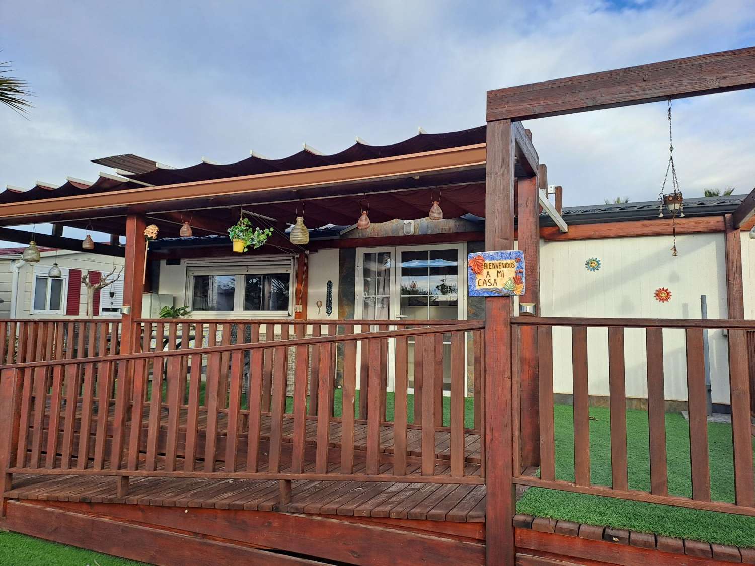 Ein voll zugängliches Eurocasa Park Home im Ferienresort.