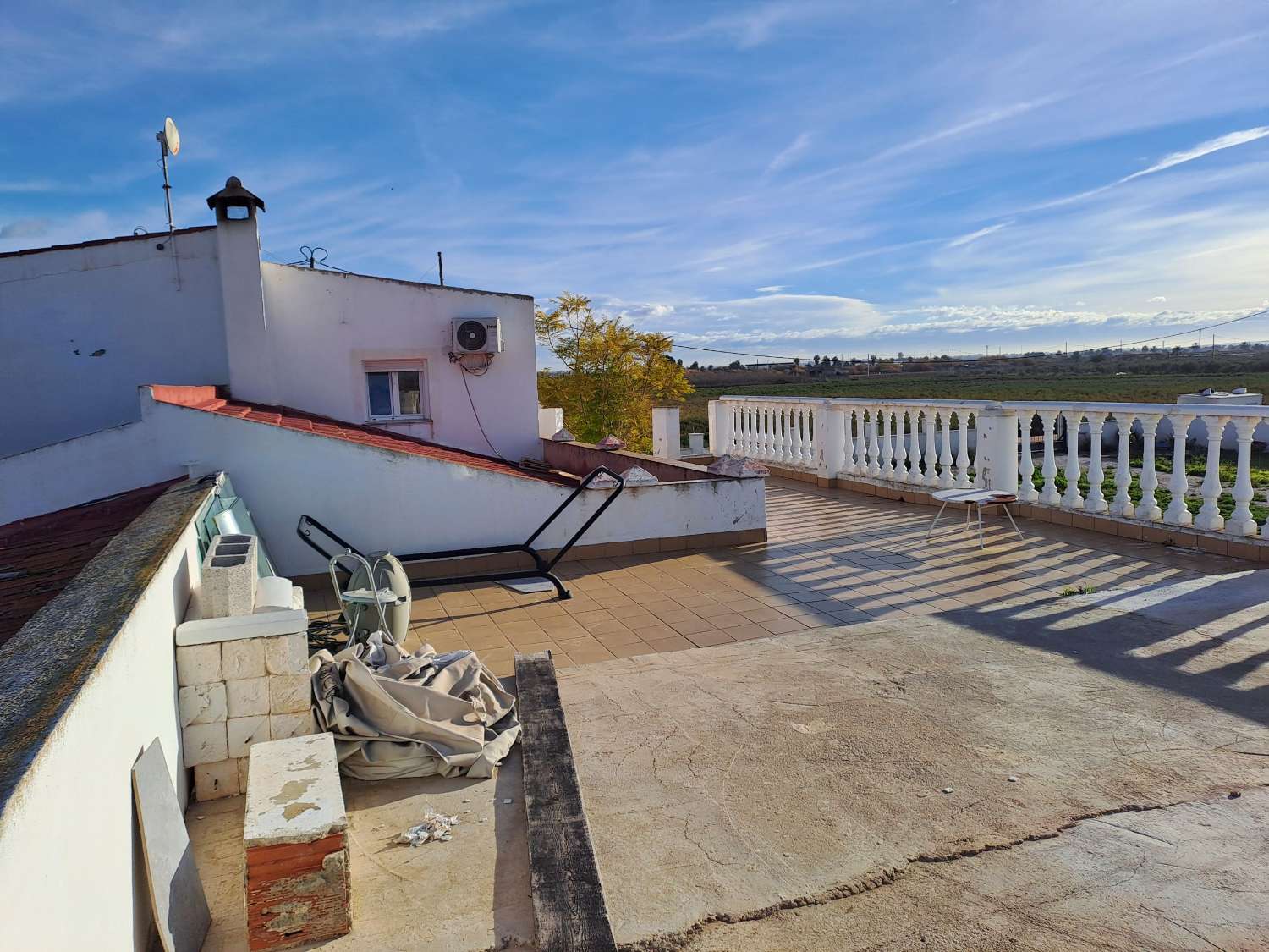 A large country house with pool and mountain views