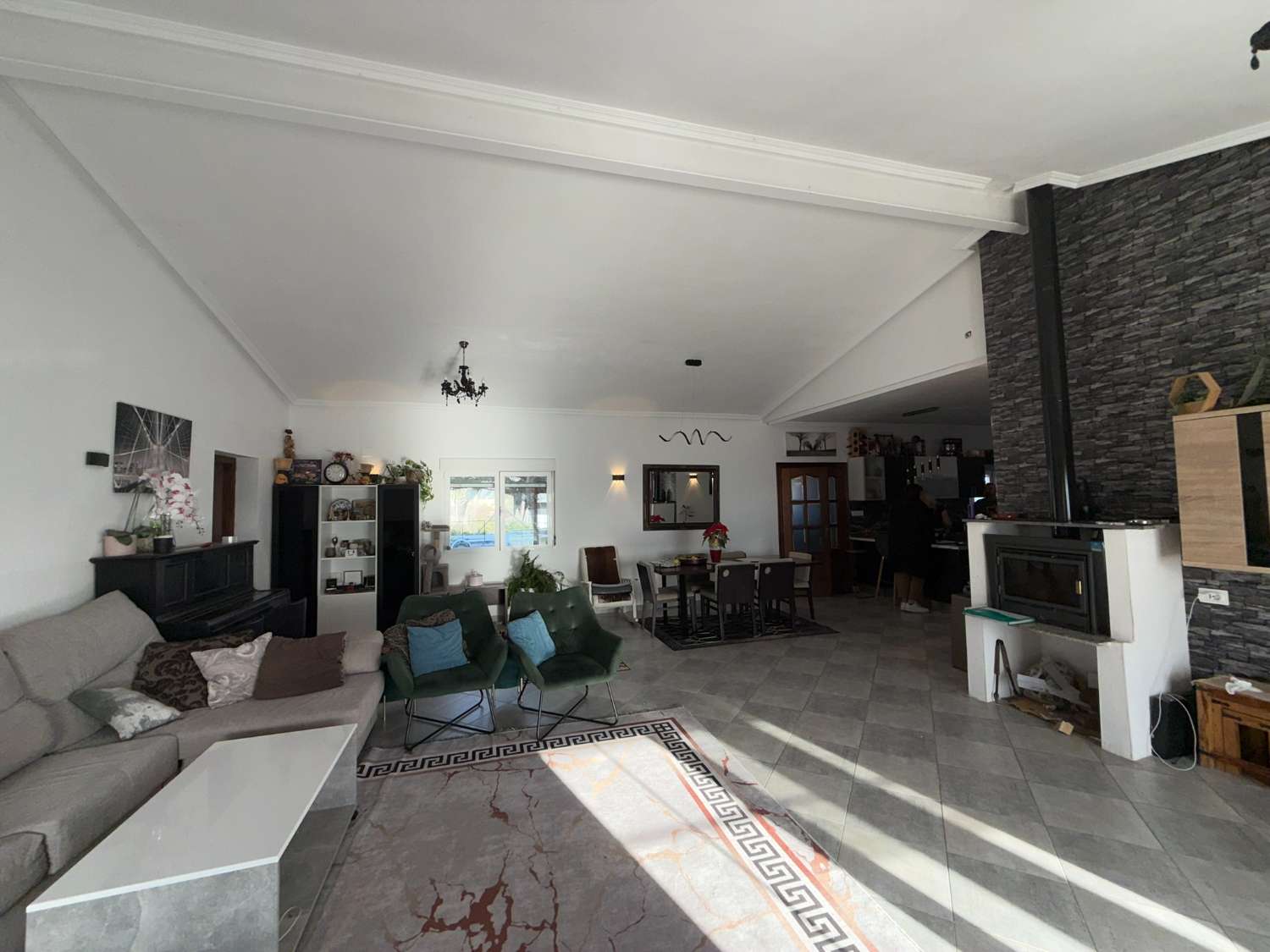 A large country house with pool and mountain views