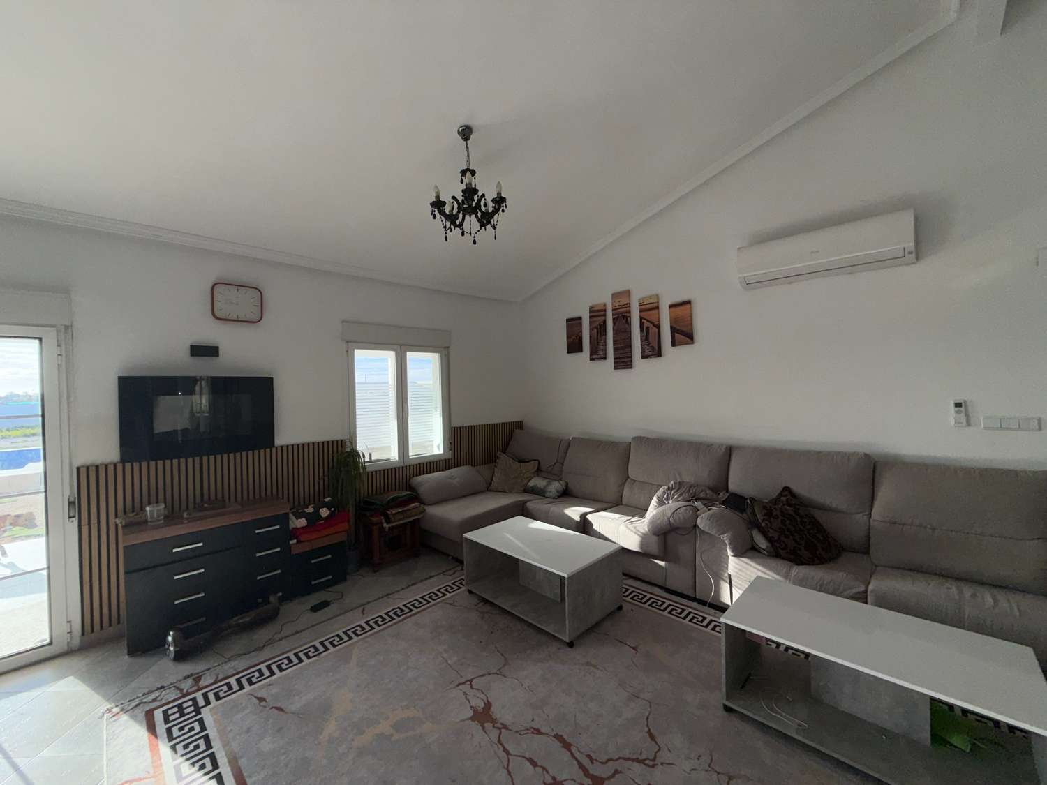 A large country house with pool and mountain views