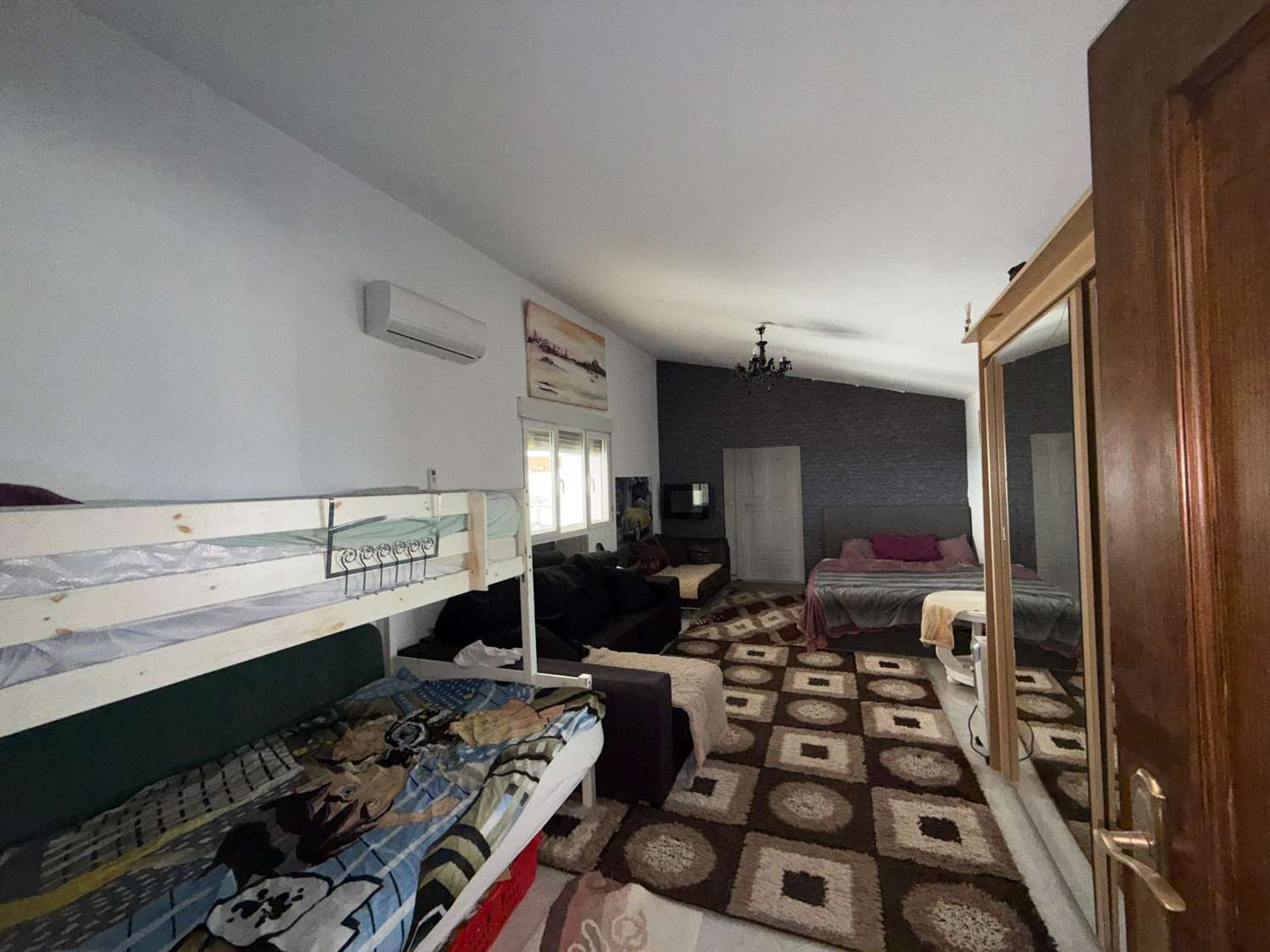 A large country house with pool and mountain views