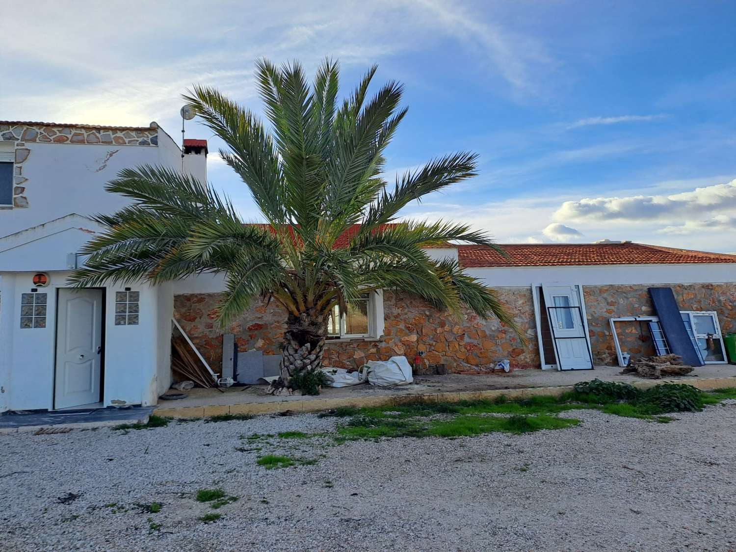 A large country house with pool and mountain views