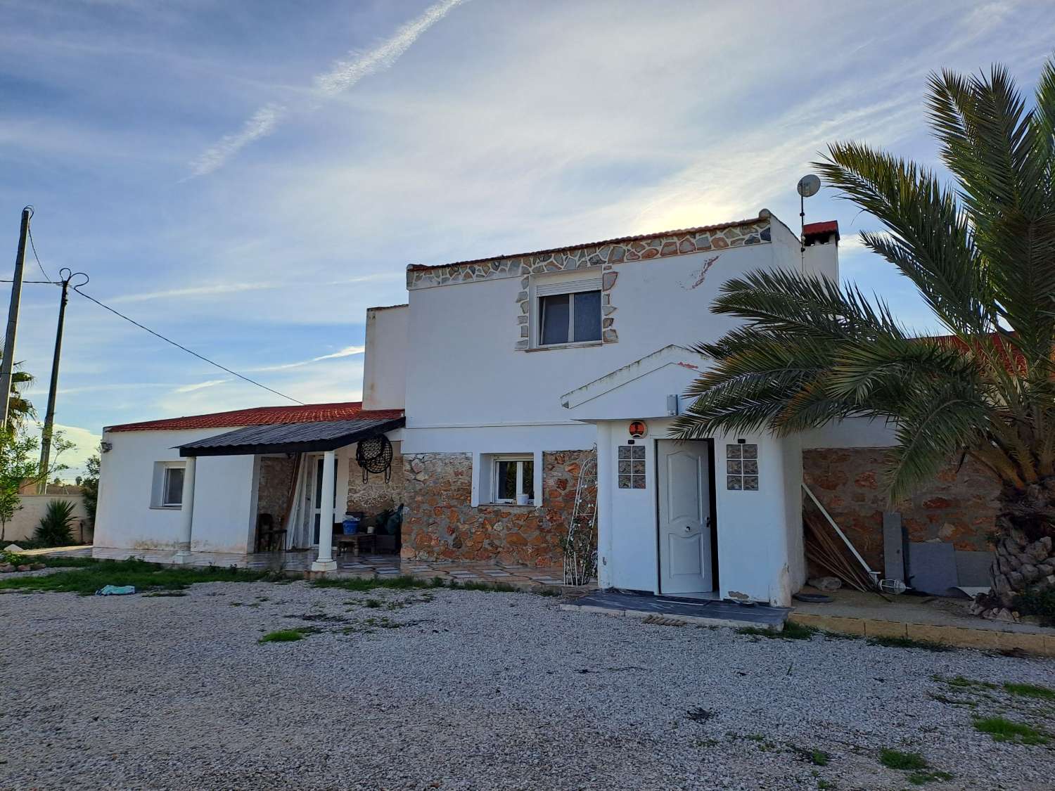 A large country house with pool and mountain views