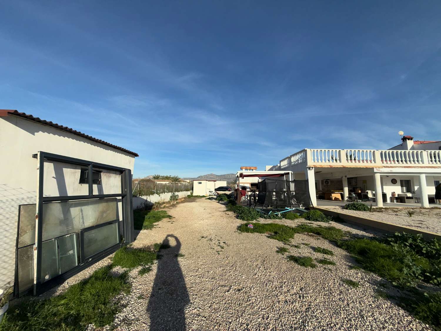 A large country house with pool and mountain views
