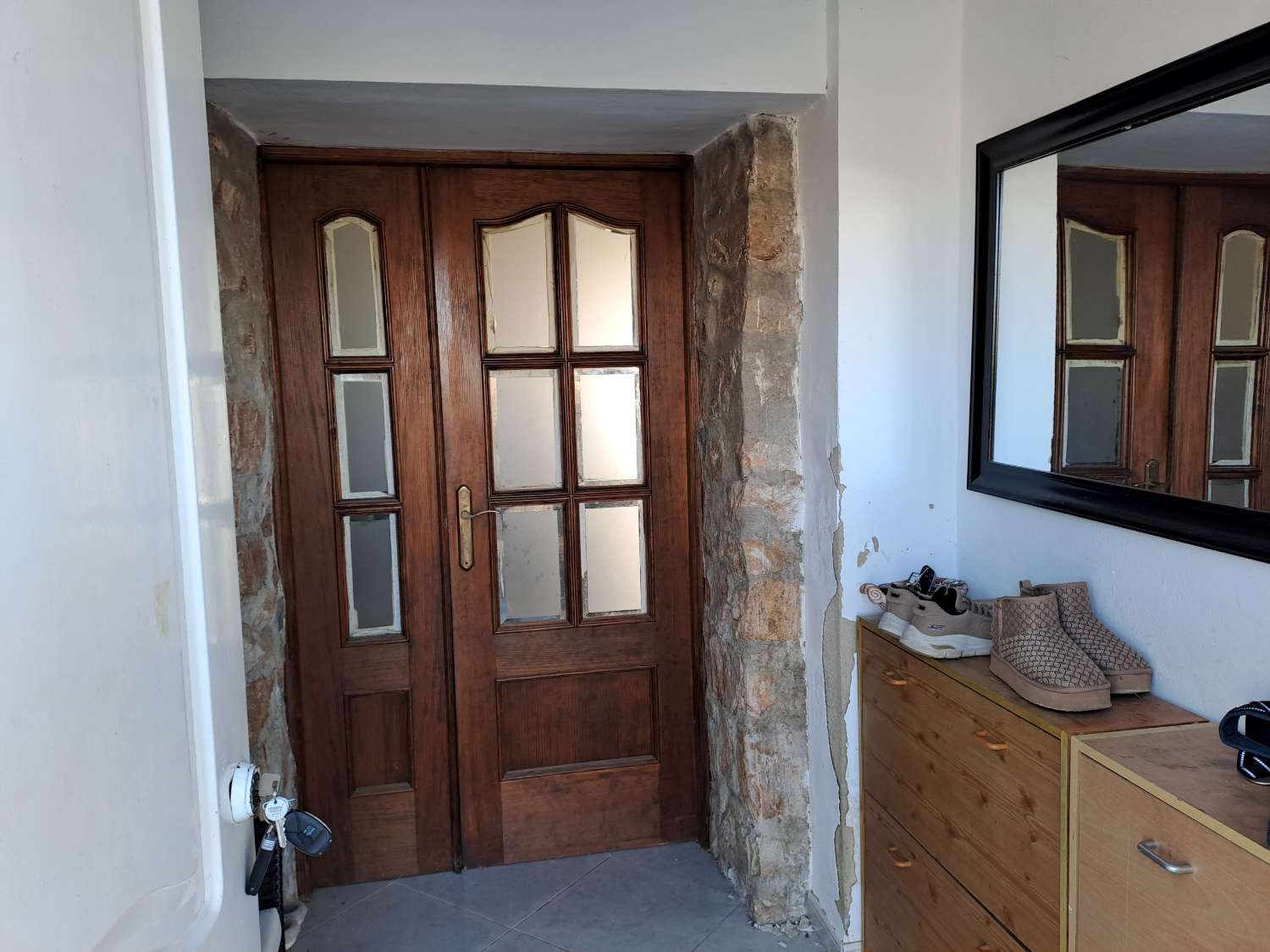 A large country house with pool and mountain views