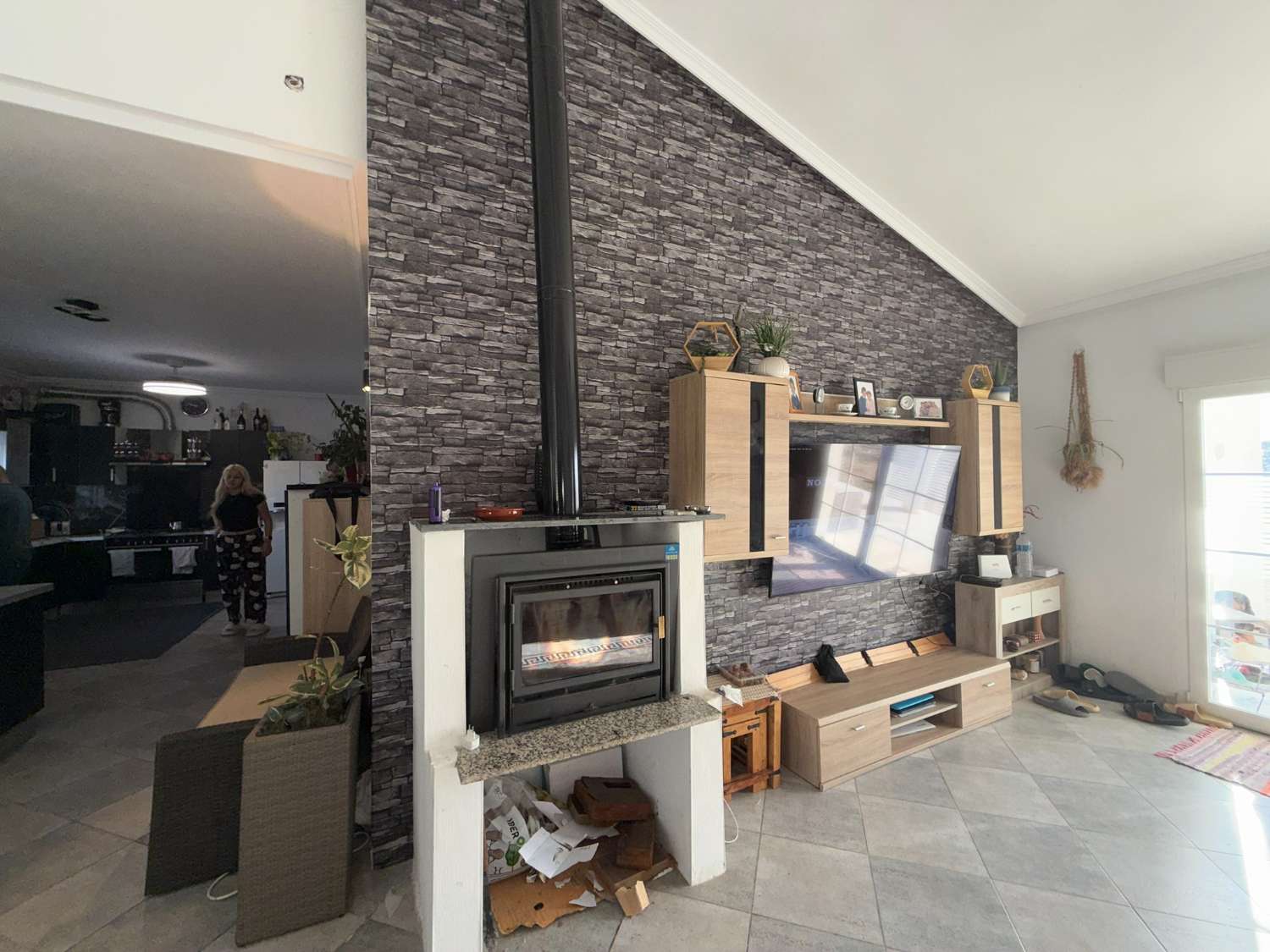 A large country house with pool and mountain views