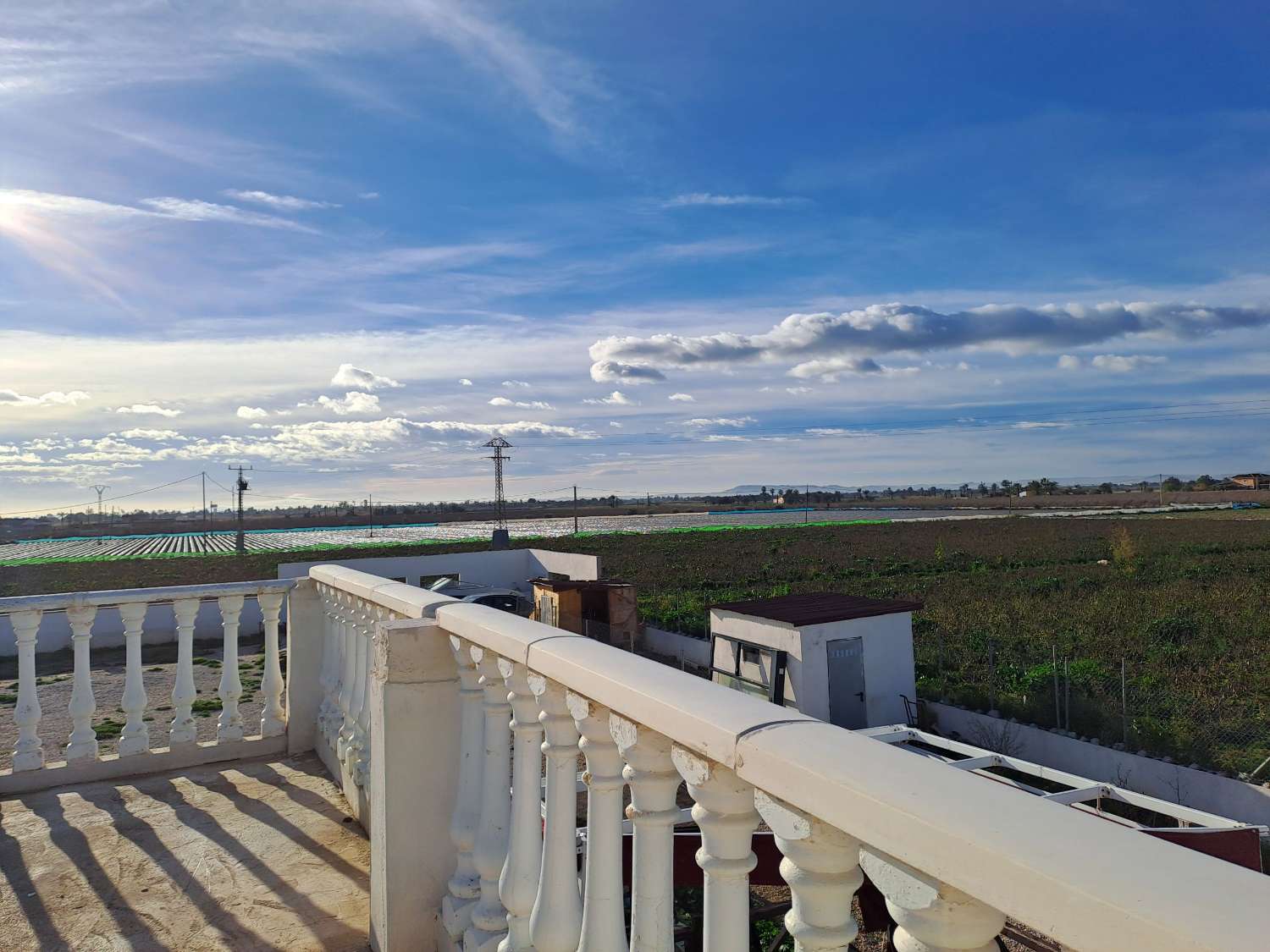 A large country house with pool and mountain views