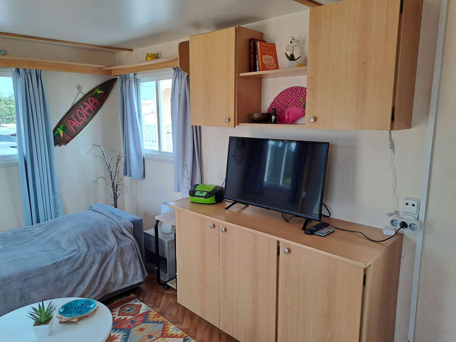 A Sun Roller mobile home on private residential site