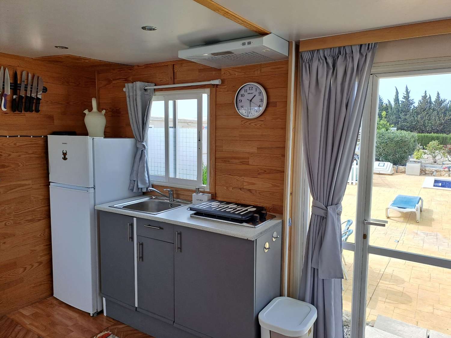 A Sun Roller mobile home on private residential site