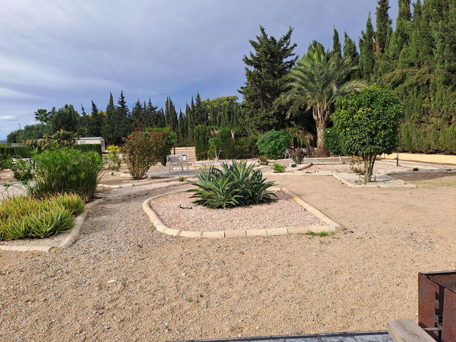 A Sun Roller mobile home on private residential site