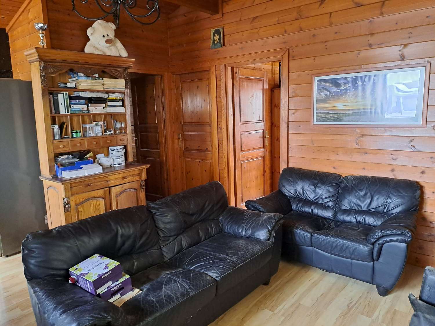 Wood Log Cabin on 400m2 plot