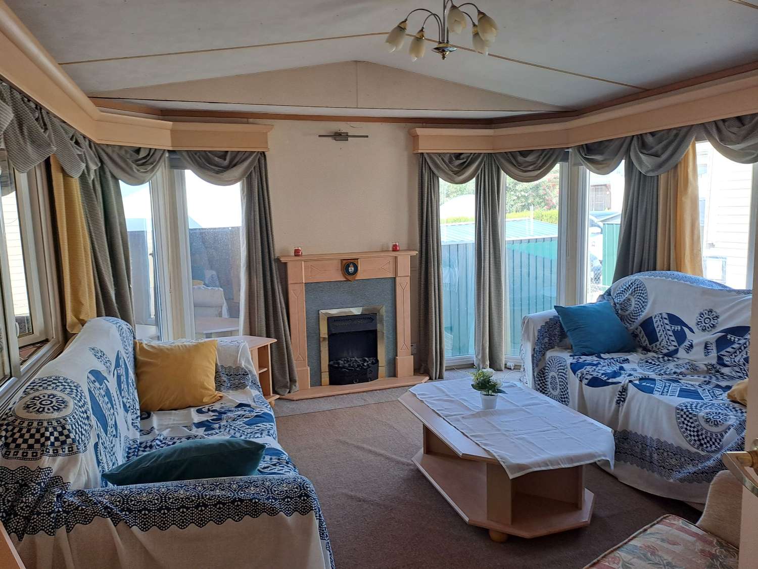BK Senator Mobile Home with Large Extension – 2 Bedrooms – Furnished